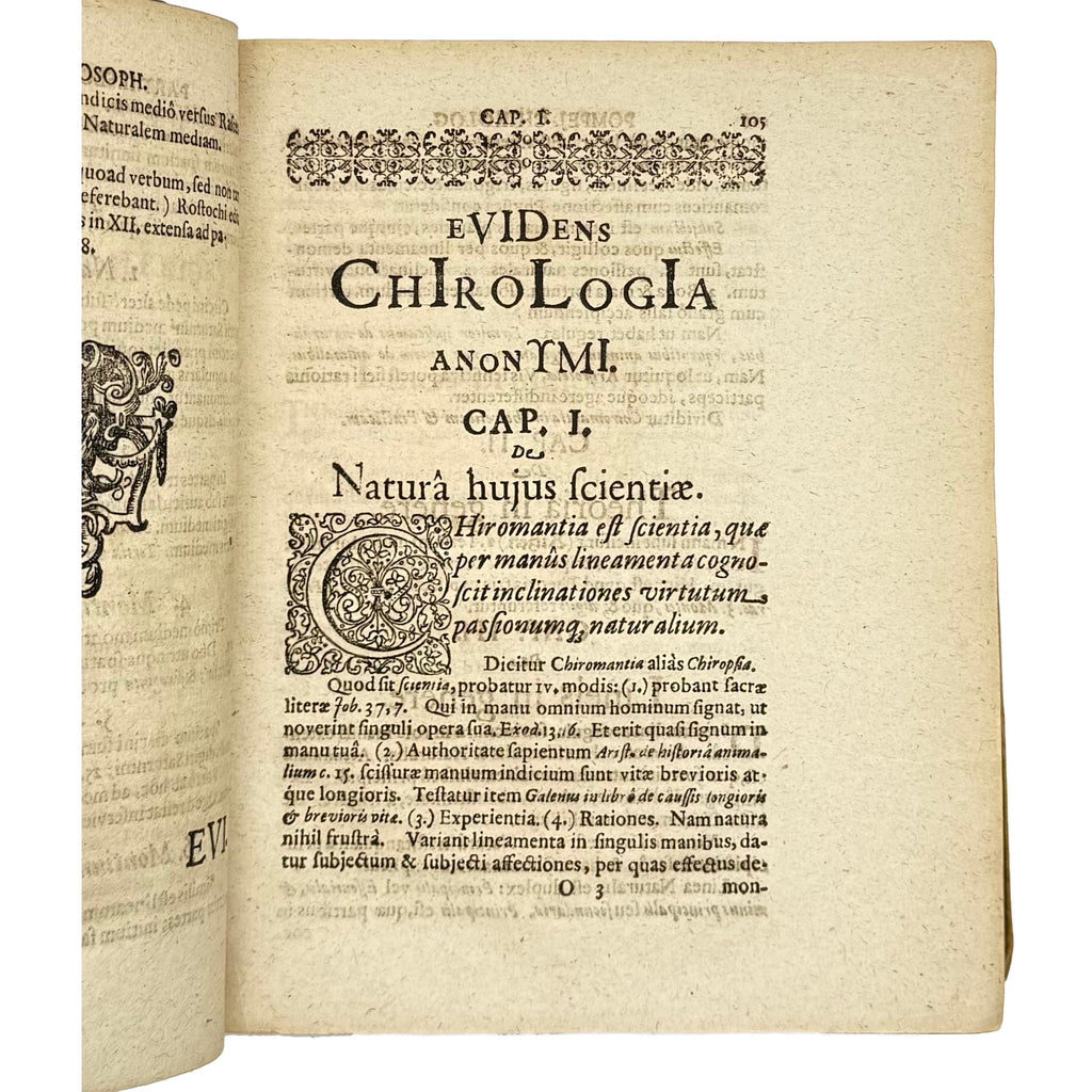 Ludicrum Chiromanticum Praetorii by Praetorius, Johannes, a rare selected detail of the 1661 - curiosa & occulta book.