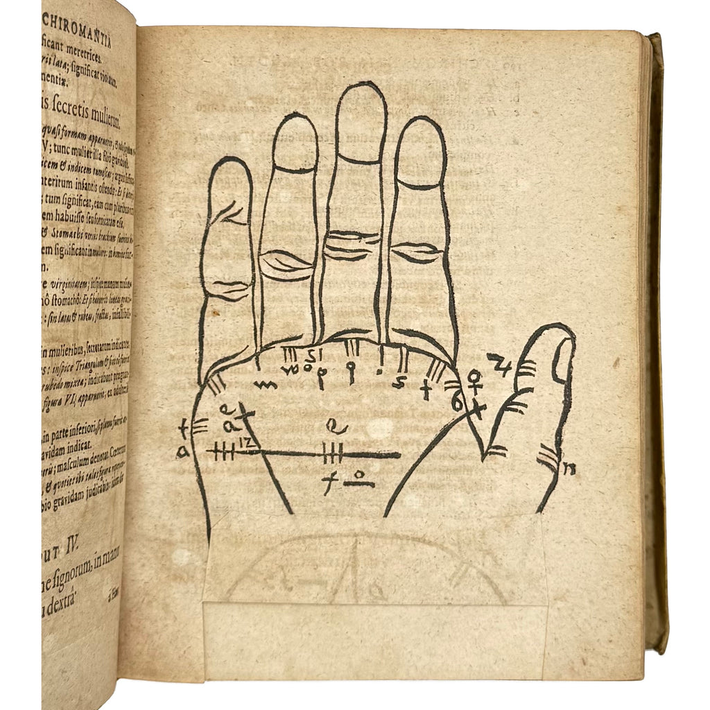 Ludicrum Chiromanticum Praetorii by Praetorius, Johannes, a rare highlight from the volume of the 1661 - curiosa & occulta book.