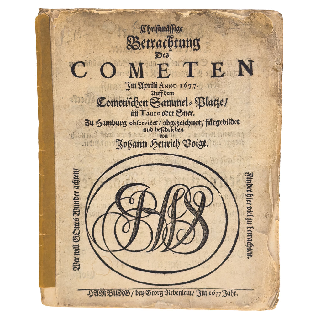 Christmässige Betrachtung des Cometen im Aprili Anno 1677