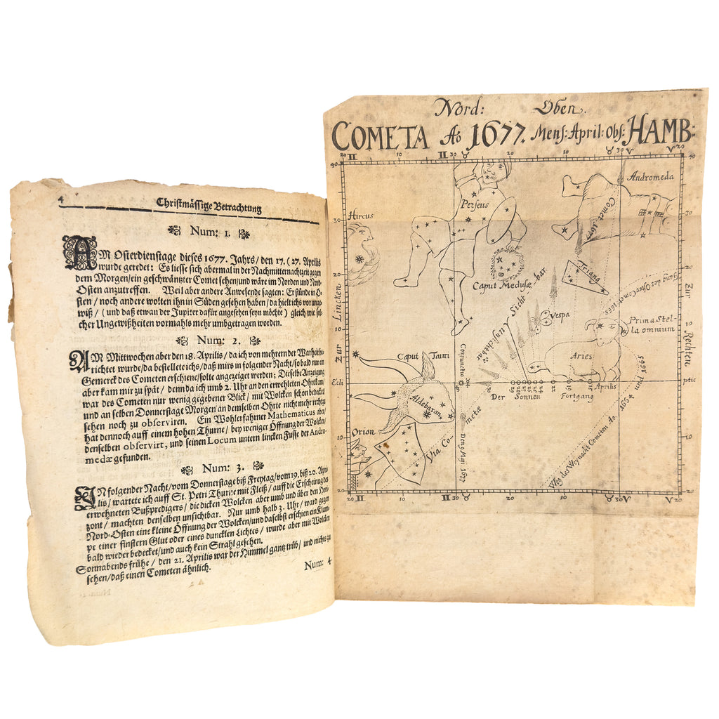 Christmässige Betrachtung des Cometen im Aprili Anno 1677