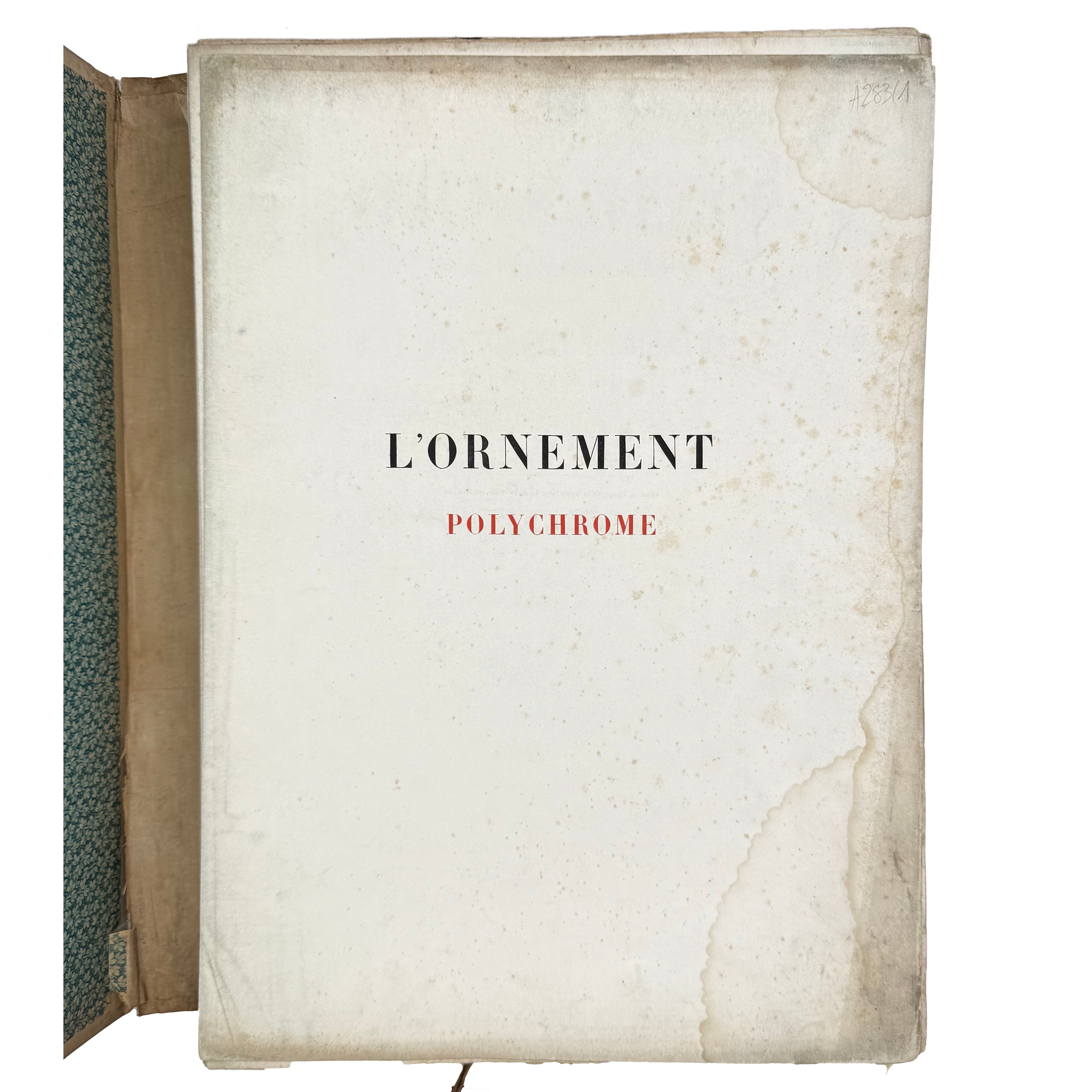 L'Ornement Polychrome by Racinet, Auguste, a rare image of the 1869 - illustrated book.