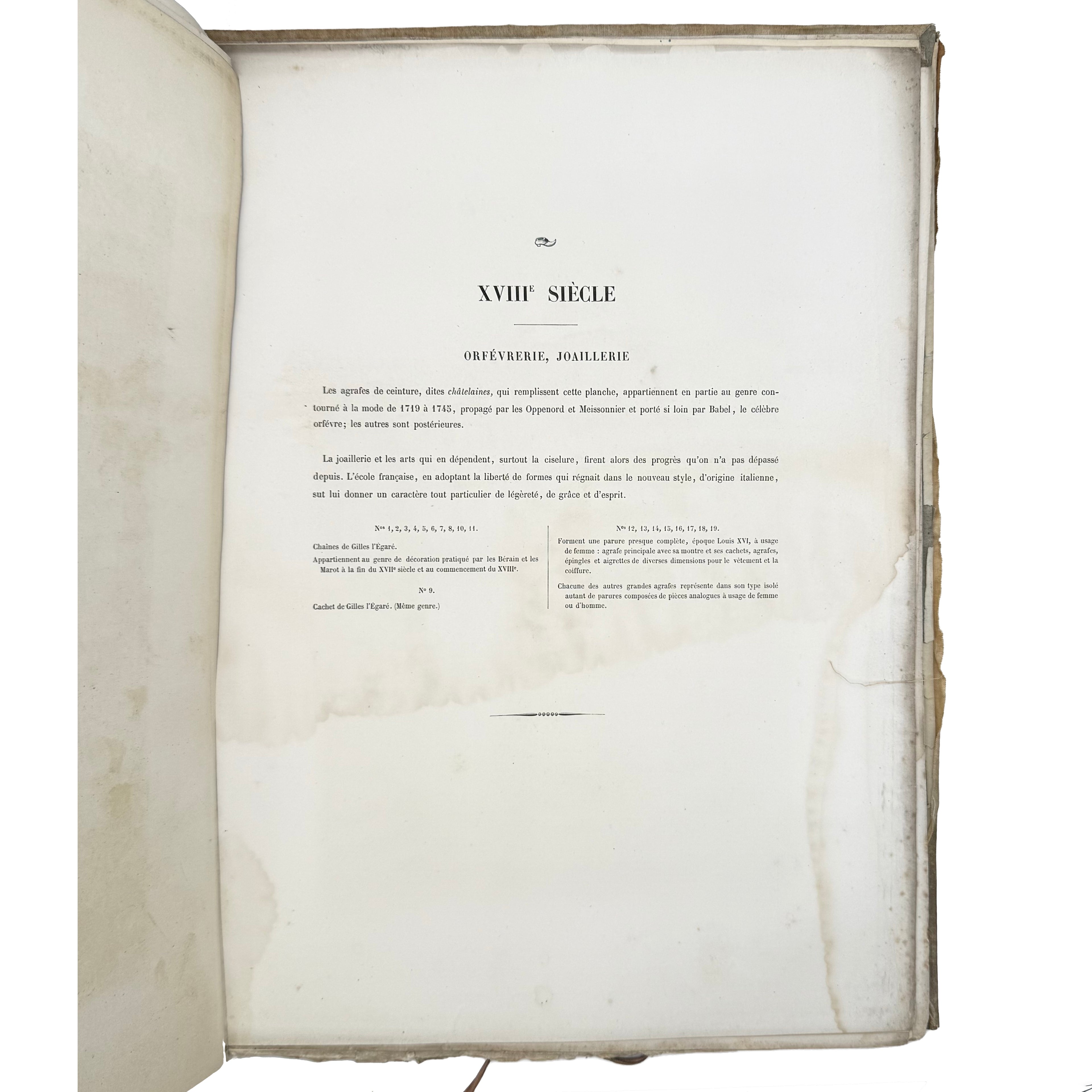 L'Ornement Polychrome by Racinet, Auguste, a rare feature view of the 1869 - illustrated book.