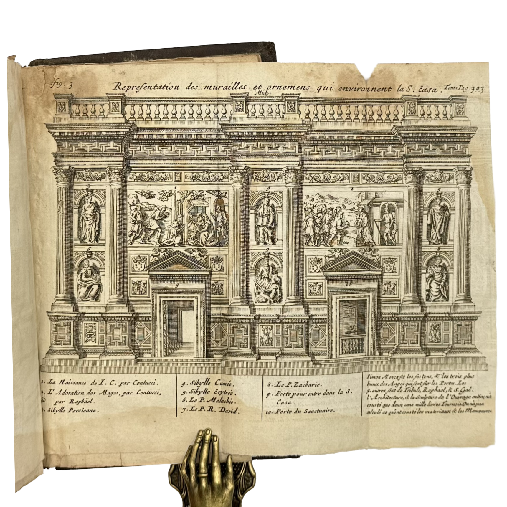 Nouveau Voyage D’Italie. Tom. I With: 3 Additional Engravings by Misson, Maximilien, a rare representative view of the 1698 - illustrated book.