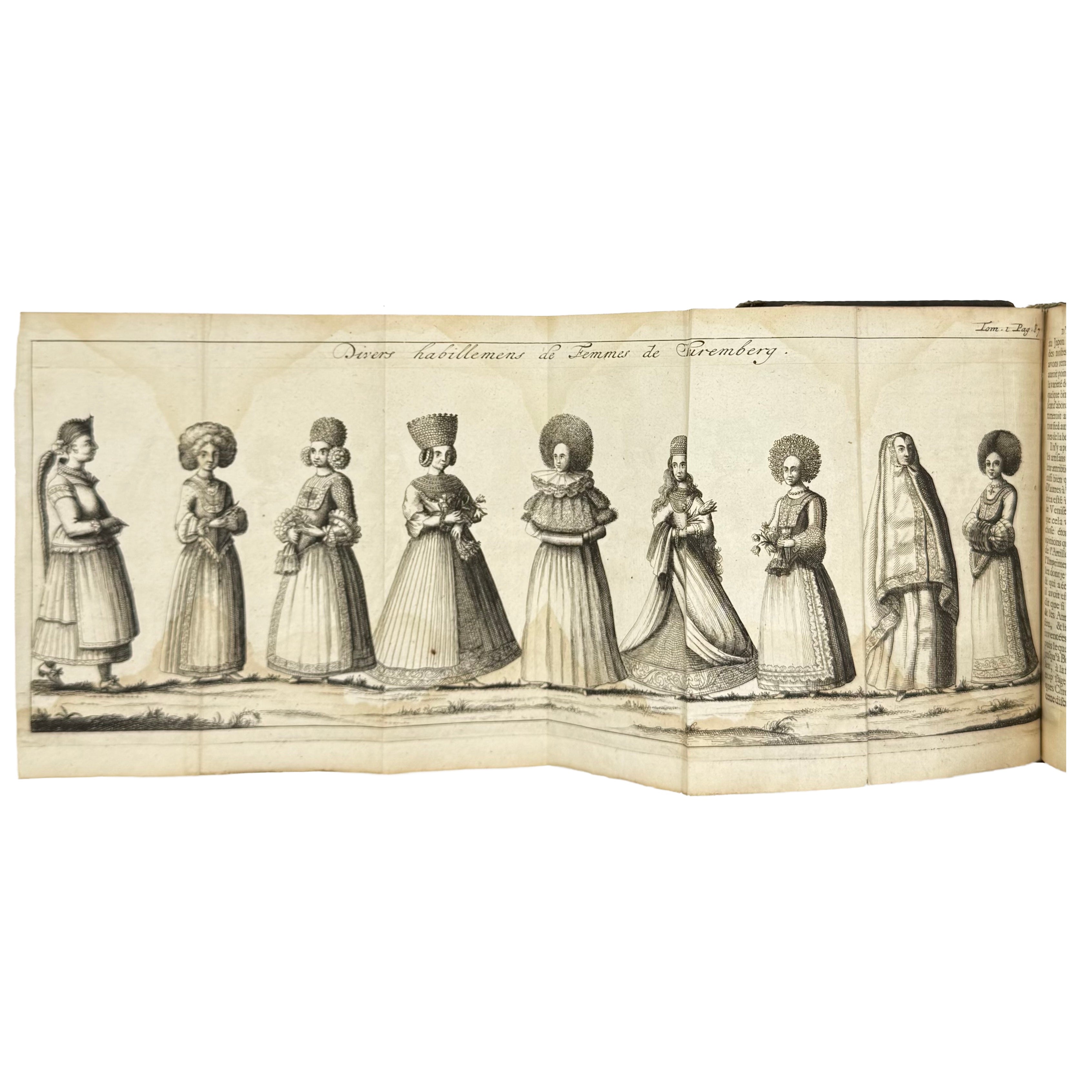 Nouveau Voyage D’Italie. Tom. I With: 3 Additional Engravings by Misson, Maximilien, a rare sample view of the 1698 - illustrated book.