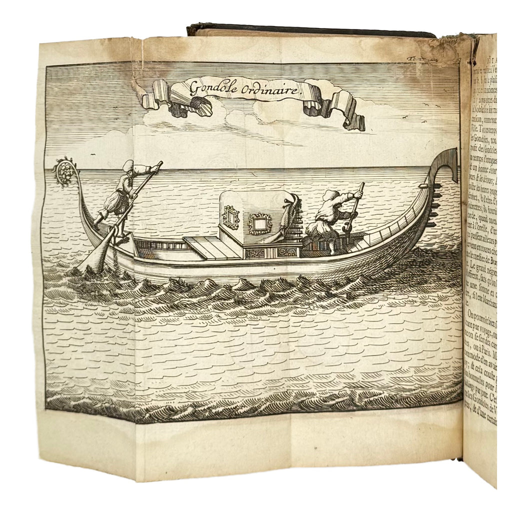 Nouveau Voyage D’Italie. Tom. I With: 3 Additional Engravings by Misson, Maximilien, a rare representative view of the 1698 - illustrated book.