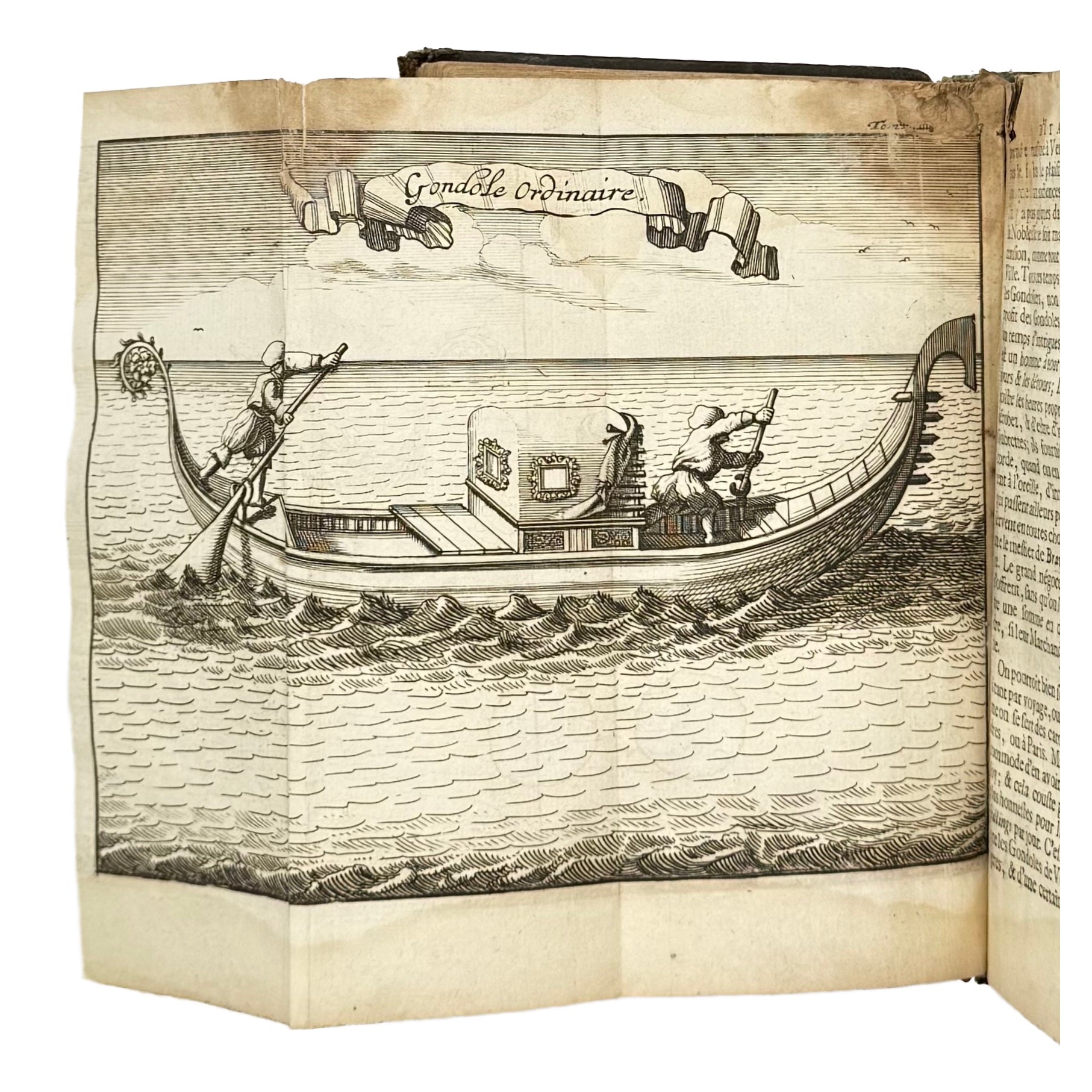 Nouveau Voyage D’Italie. Tom. I With: 3 Additional Engravings by Misson, Maximilien, a rare representative view of the 1698 - illustrated book.