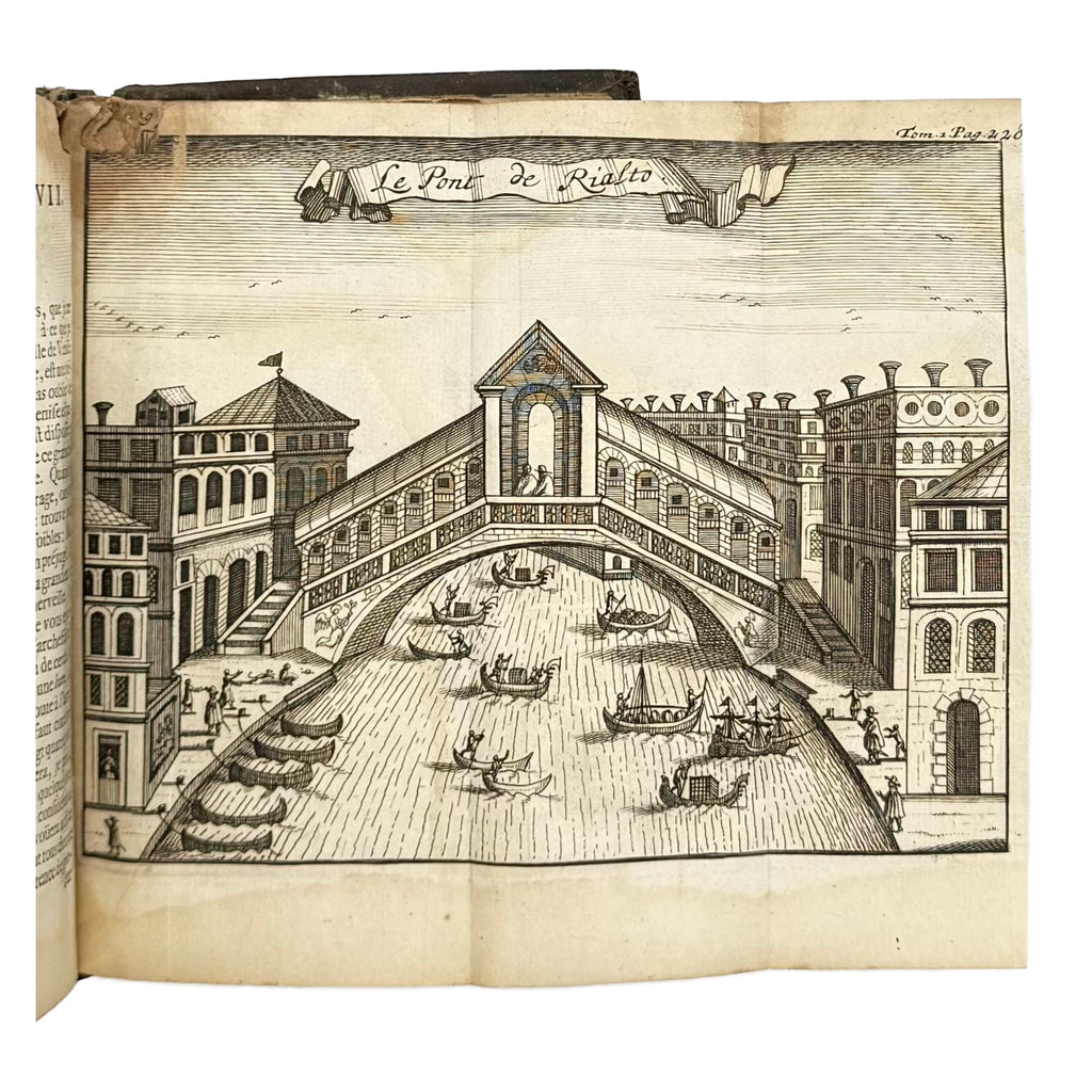Nouveau Voyage D’Italie. Tom. I With: 3 Additional Engravings by Misson, Maximilien, a rare highlight from the volume of the 1698 - illustrated book.