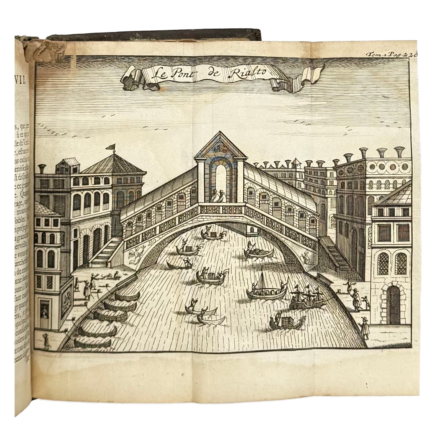 Nouveau Voyage D’Italie. Tom. I With: 3 Additional Engravings by Misson, Maximilien, a rare highlight from the volume of the 1698 - illustrated book.