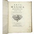 Arte Magica Annichilata by Maffei, Francesco Scipione, a rare sample view of the 1754 - curiosa & occulta book.