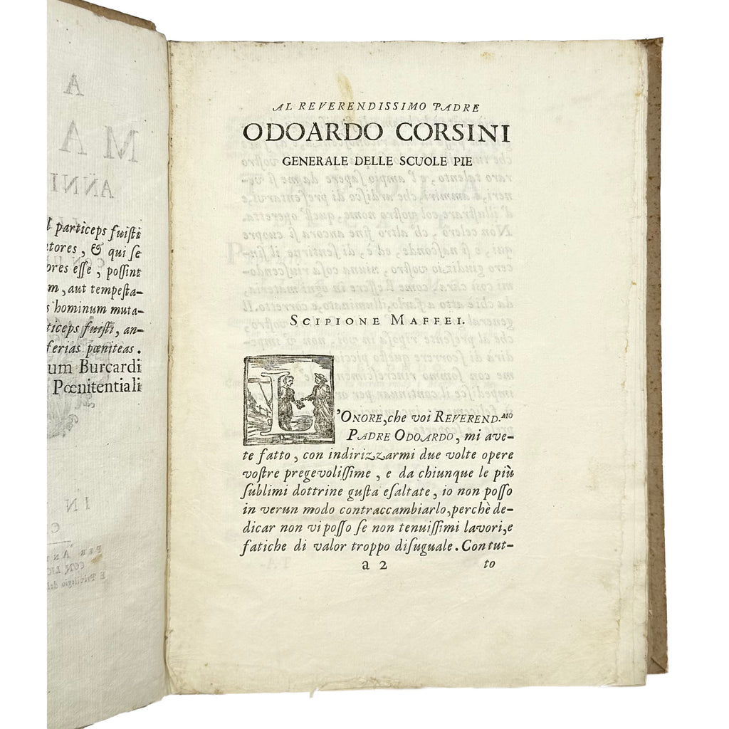 Arte Magica Annichilata by Maffei, Francesco Scipione, a rare illustrated detail of the 1754 - curiosa & occulta book.