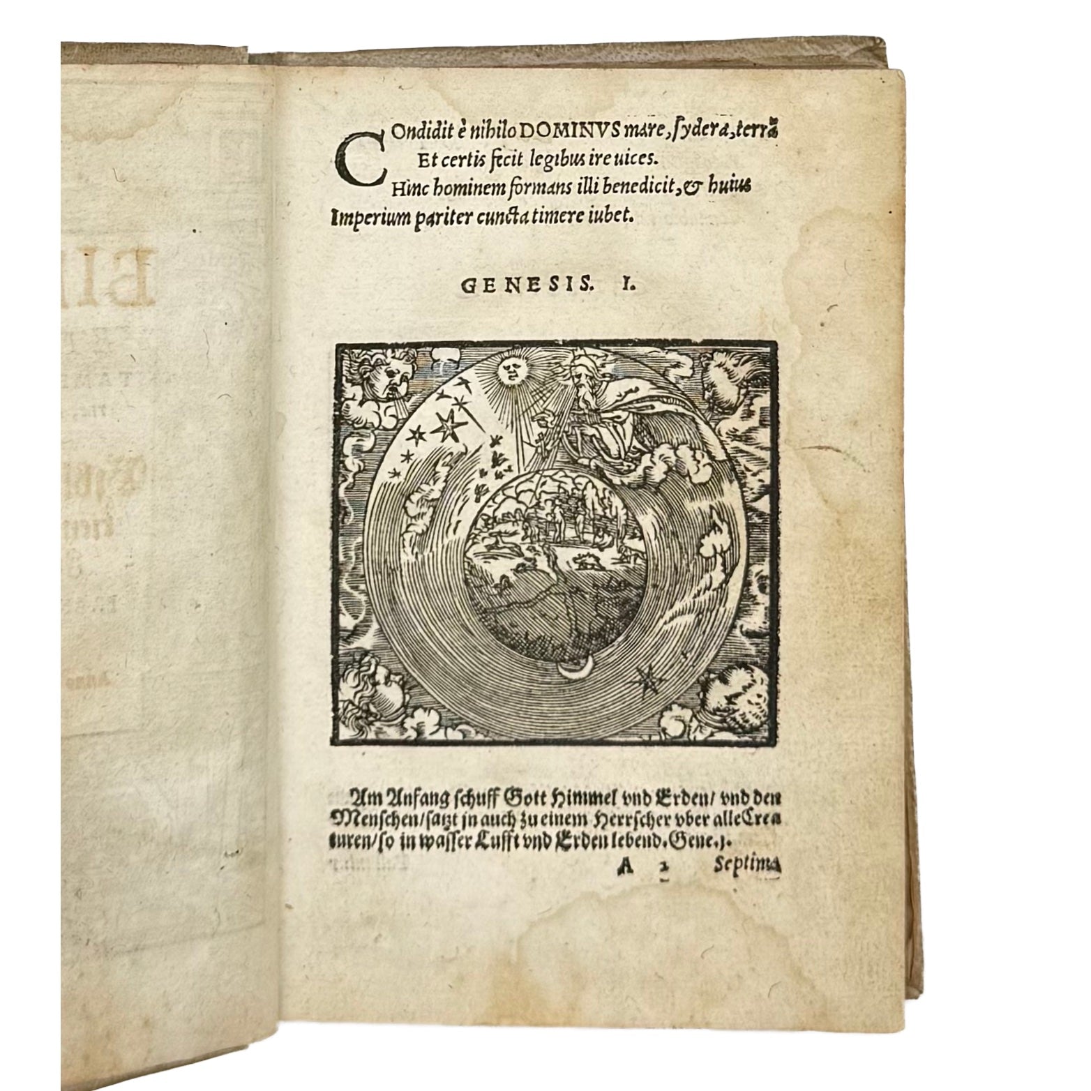 Biblia Veteris Testamenti Et Historiae by Giovio, Paolo, a rare image of the 1553 - illustrated book.