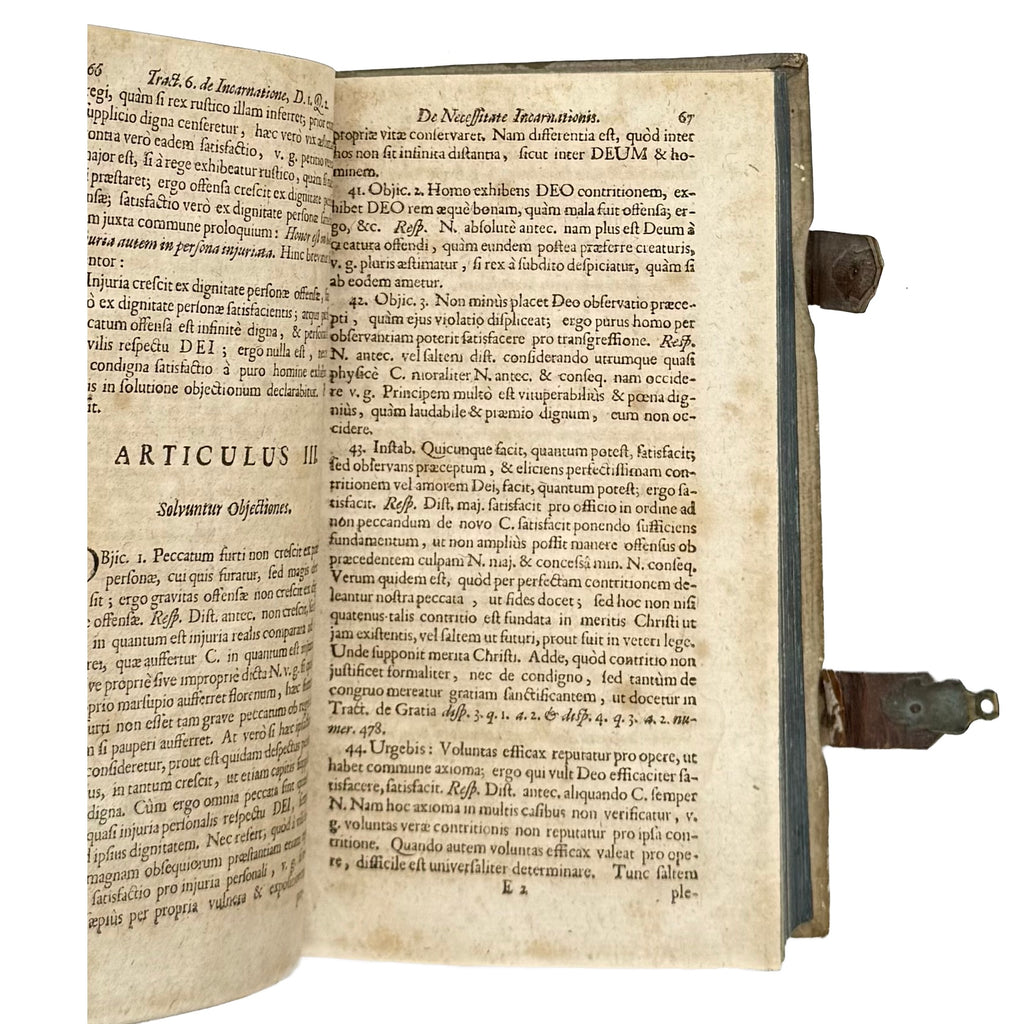 Cursus Theologicus by Giovio, Paolo, a rare detail of the 1706 - classics book.