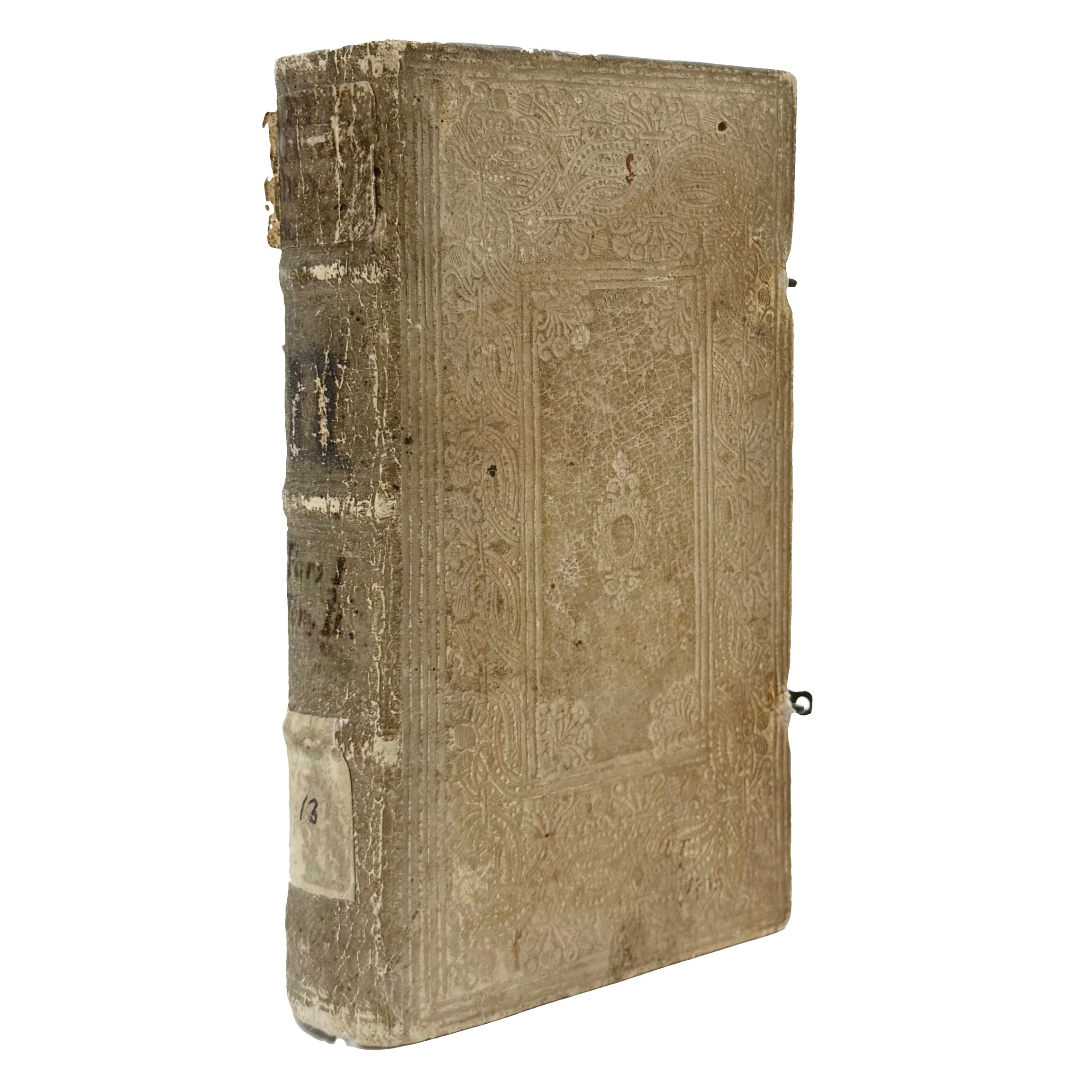 Cursus Theologicus by Giovio, Paolo, a rare detail view of the 1706 - classics book.