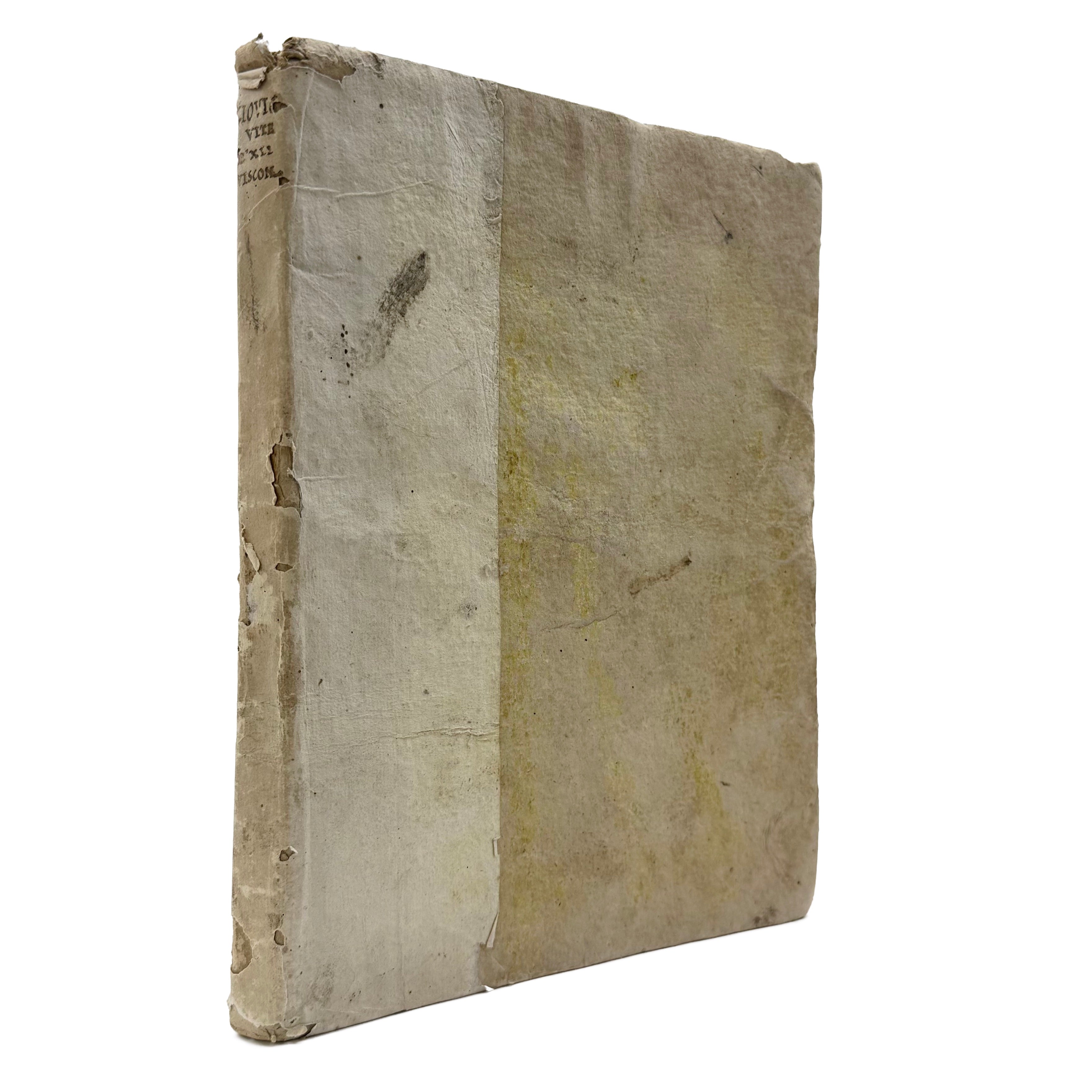 Vite Dei Dodici Visconti by Giovio, Paolo, a rare image of the 1645 - illustrated book.