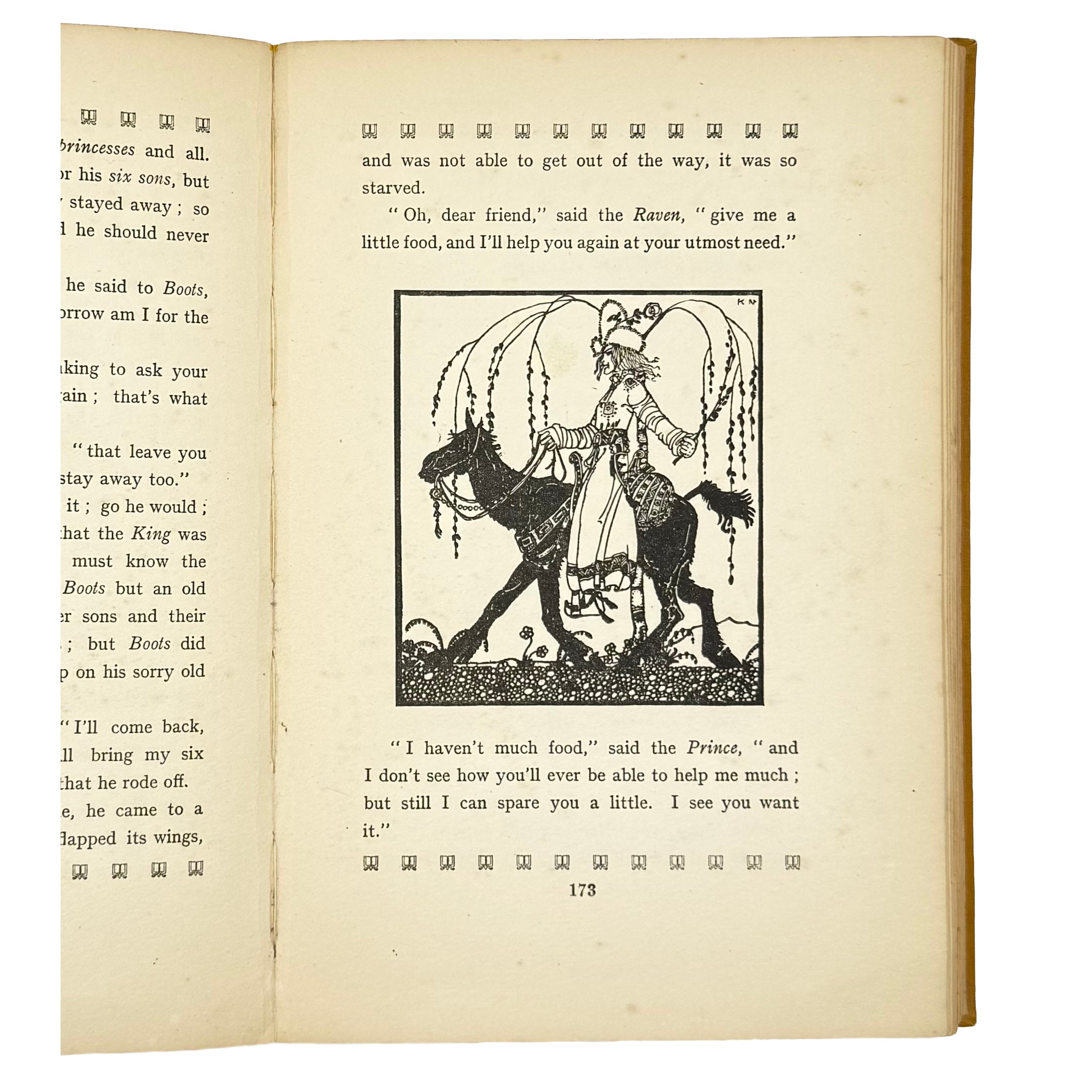 East Of The Sun And West Of The Moon. Old Tales From The North by Asbjørnsen, Peter Christen; Moe, Jørgen Engebretsen, a rare image from the book of the 1920 - illustrated book.
