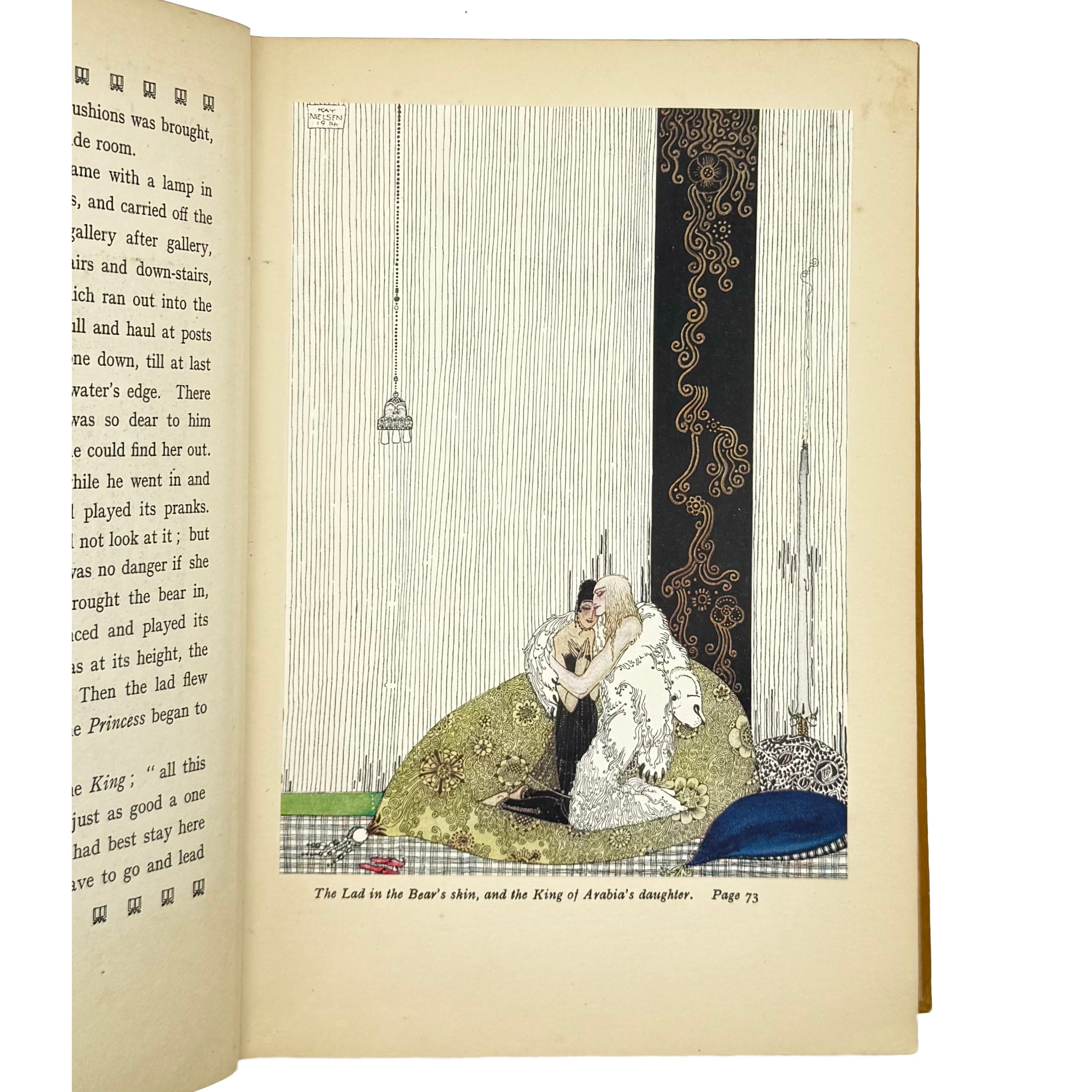 East Of The Sun And West Of The Moon. Old Tales From The North by Asbjørnsen, Peter Christen; Moe, Jørgen Engebretsen, a rare interesting detail of the 1920 - illustrated book.