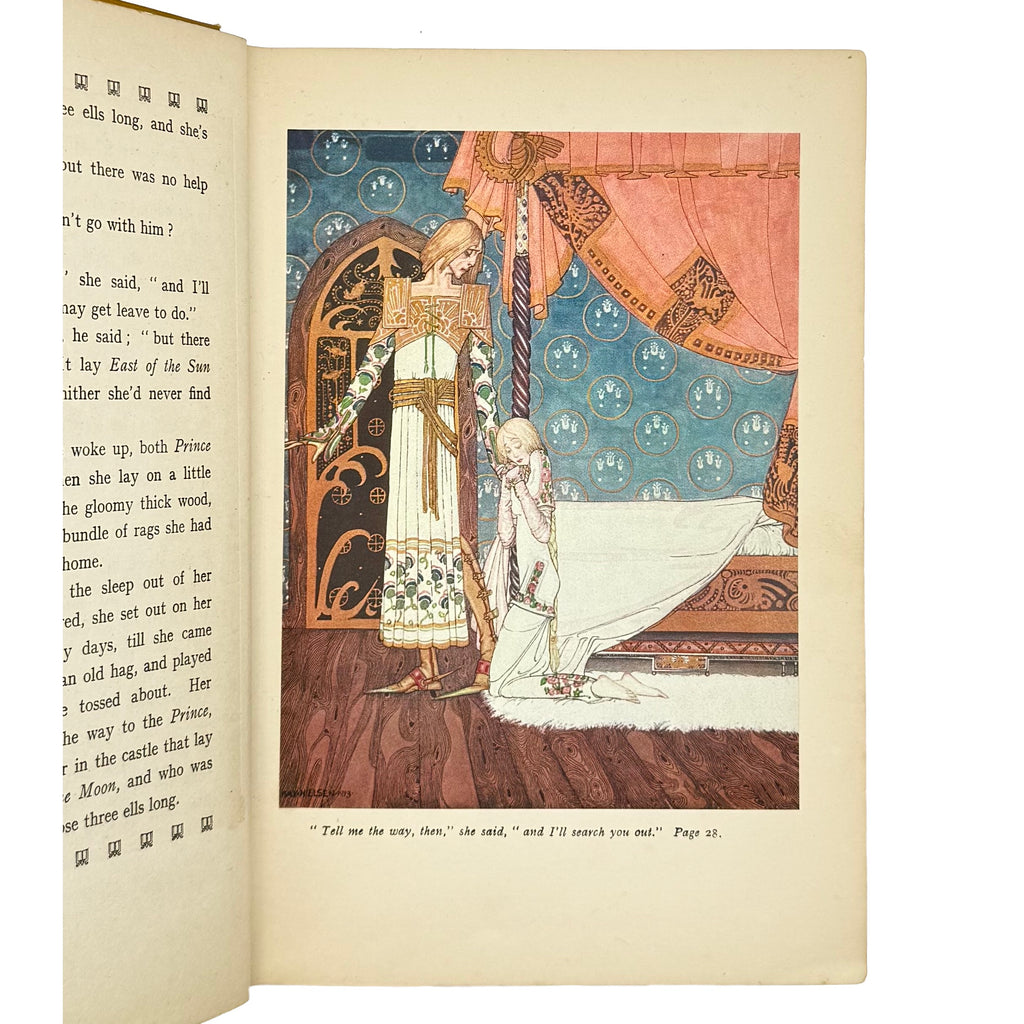 East Of The Sun And West Of The Moon. Old Tales From The North by Asbjørnsen, Peter Christen; Moe, Jørgen Engebretsen, a rare image from the book of the 1920 - illustrated book.