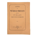 Atti Del Primo Congresso Per Le Malattie Della Vite by Various Authors, a rare example from the work of the 1882 - wine book.