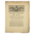 Lettres Patentes Du Roi by Redi, Francesco, a rare example from the work of the 1780 - gastronomy book.