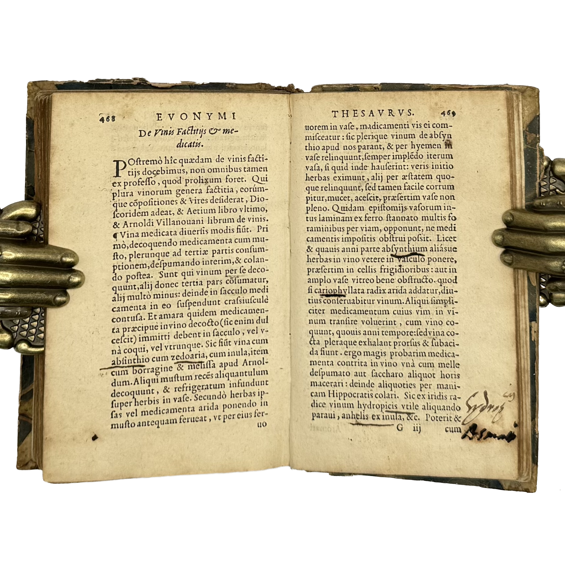 Thesaurus Euonymi Philiatri De Remediis Secretis by Gesner, Conrad, a rare interesting detail of the 1554 - illustrated book.