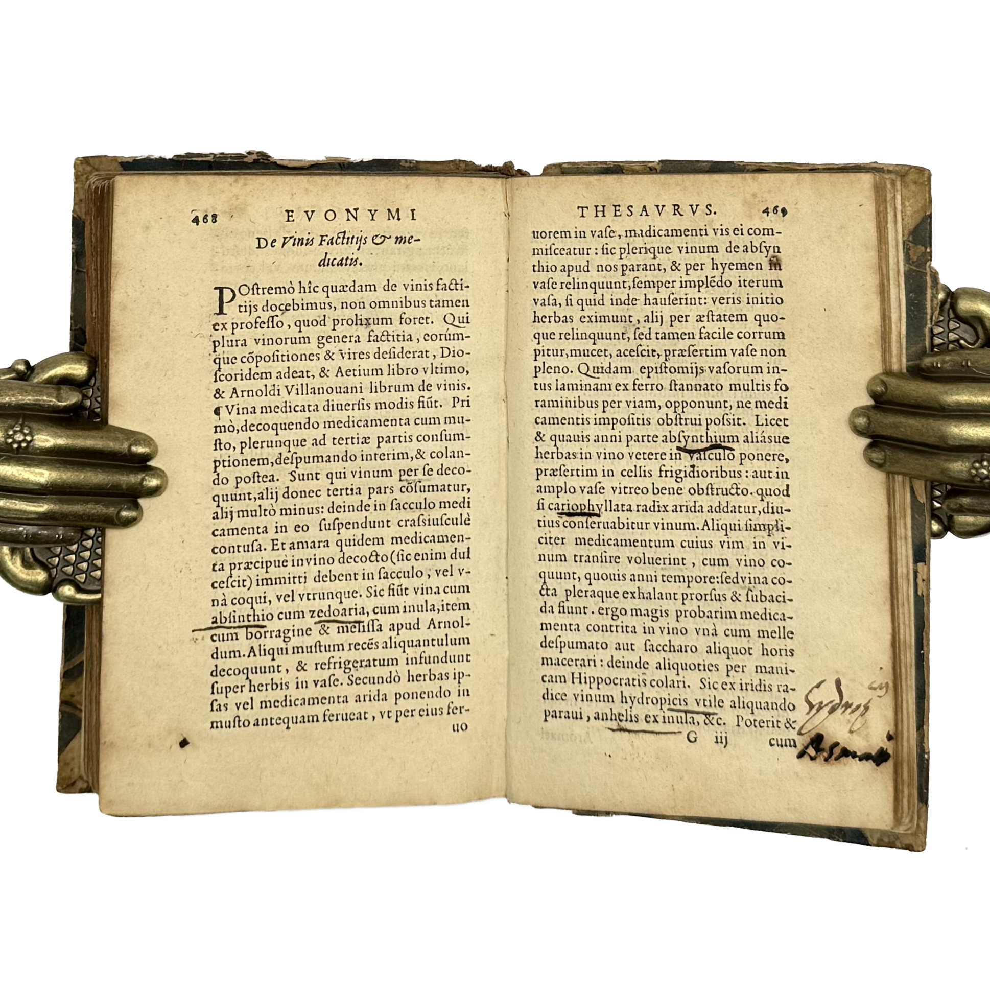 Thesaurus Euonymi Philiatri De Remediis Secretis by Gesner, Conrad, a rare detail view of the 1554 - illustrated book.