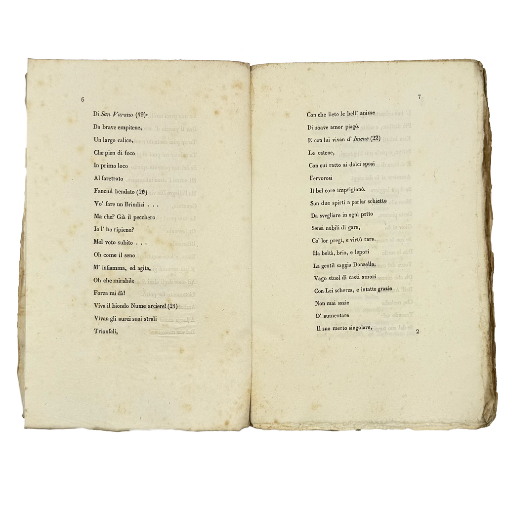 Il Bacco In Romagna by Piolanti, Giuseppe, a rare view of the 1839 - wine book.