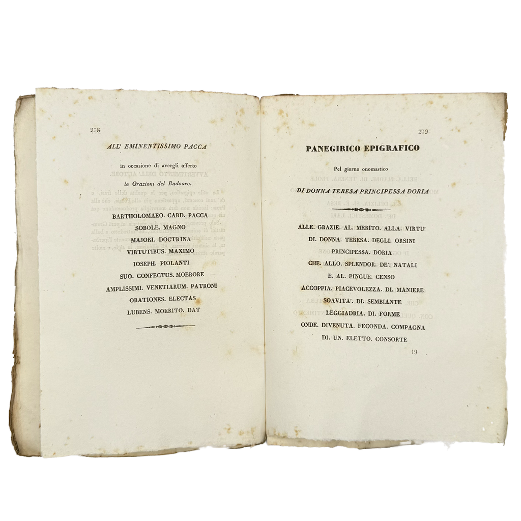 Il Bacco In Romagna by Piolanti, Giuseppe, a rare example from the work of the 1839 - wine book.