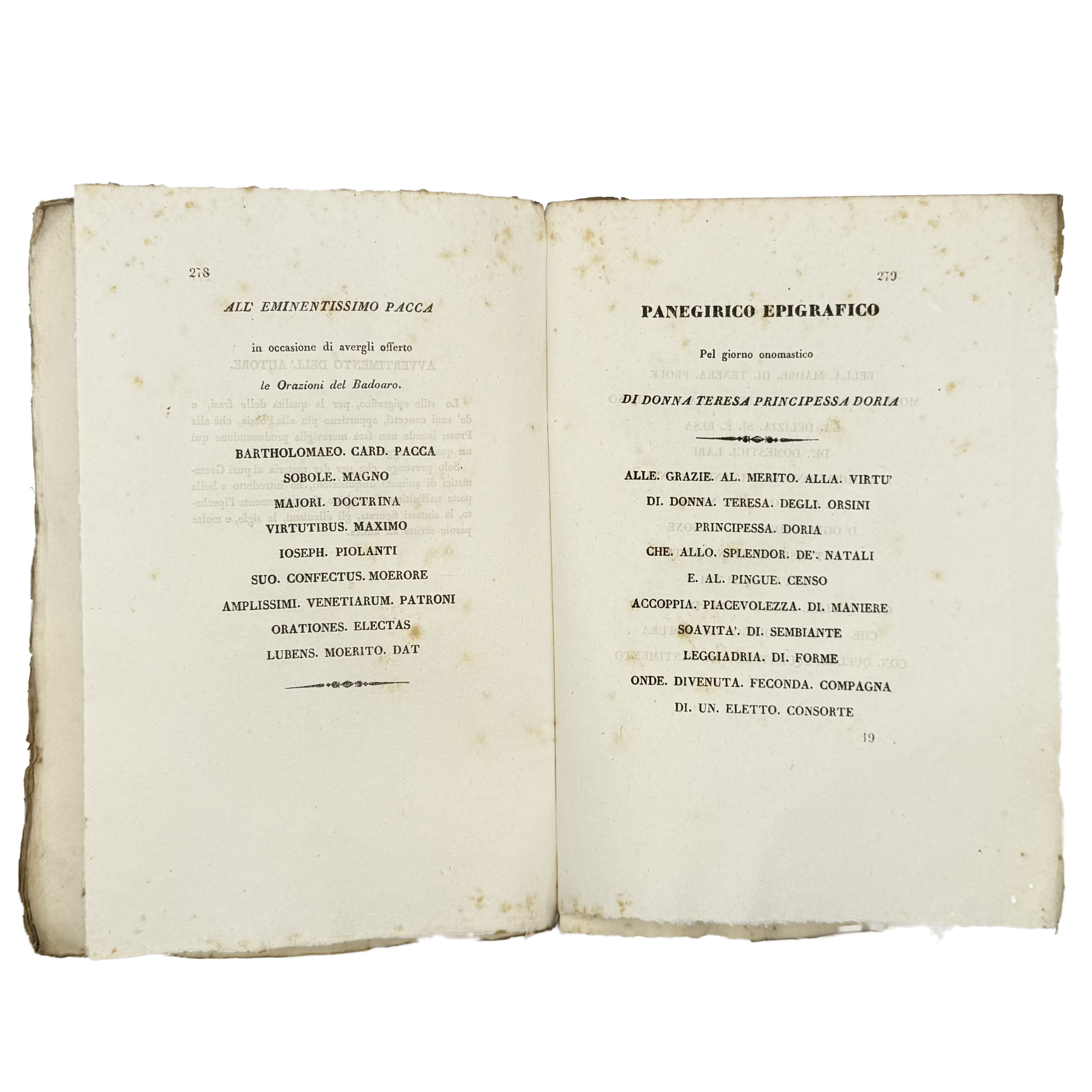 Il Bacco In Romagna by Piolanti, Giuseppe, a rare example from the work of the 1839 - wine book.