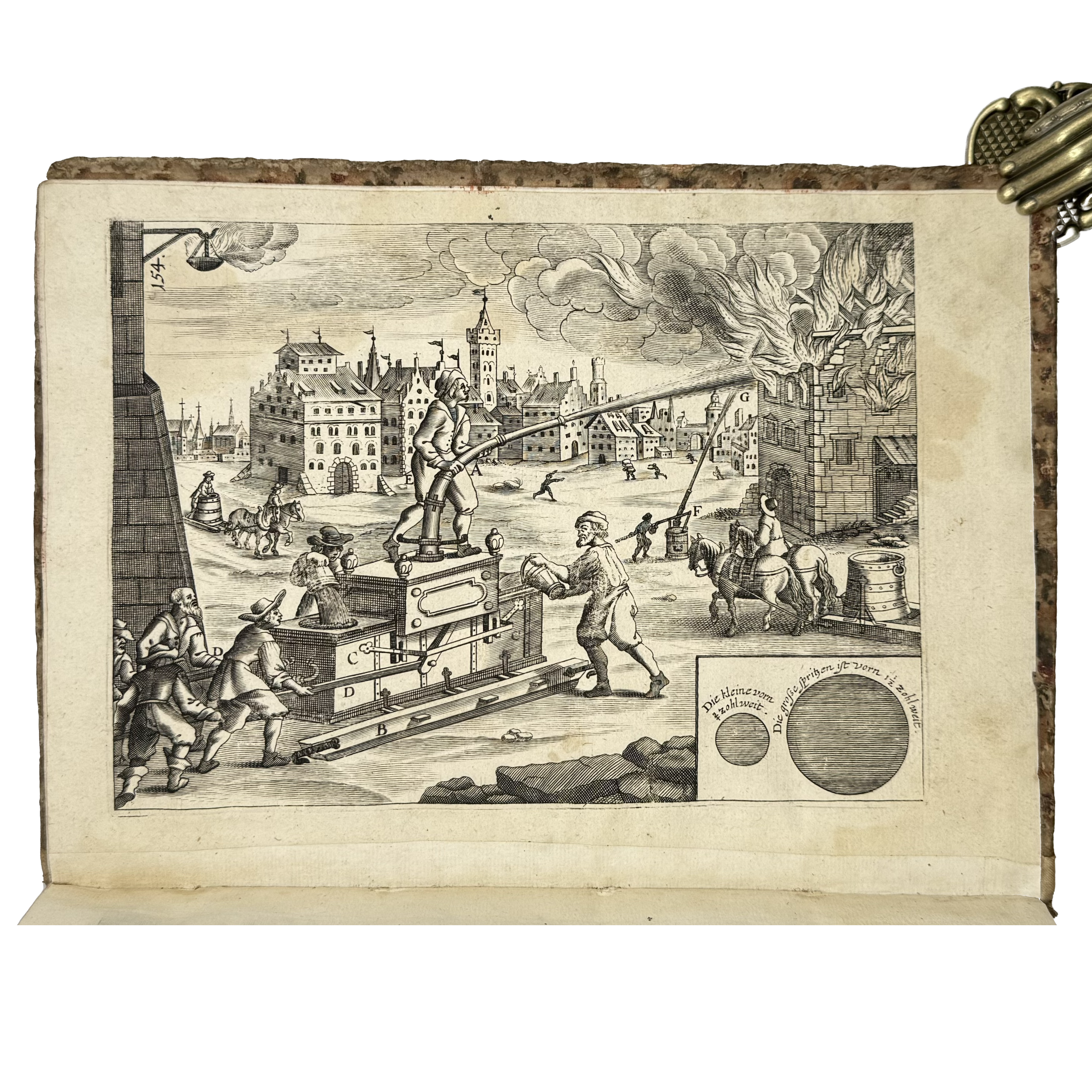 Theatrum Machinarum Novum by Böckler, Georg Andreas, a rare example from the work of the 1662 - illustrated book.