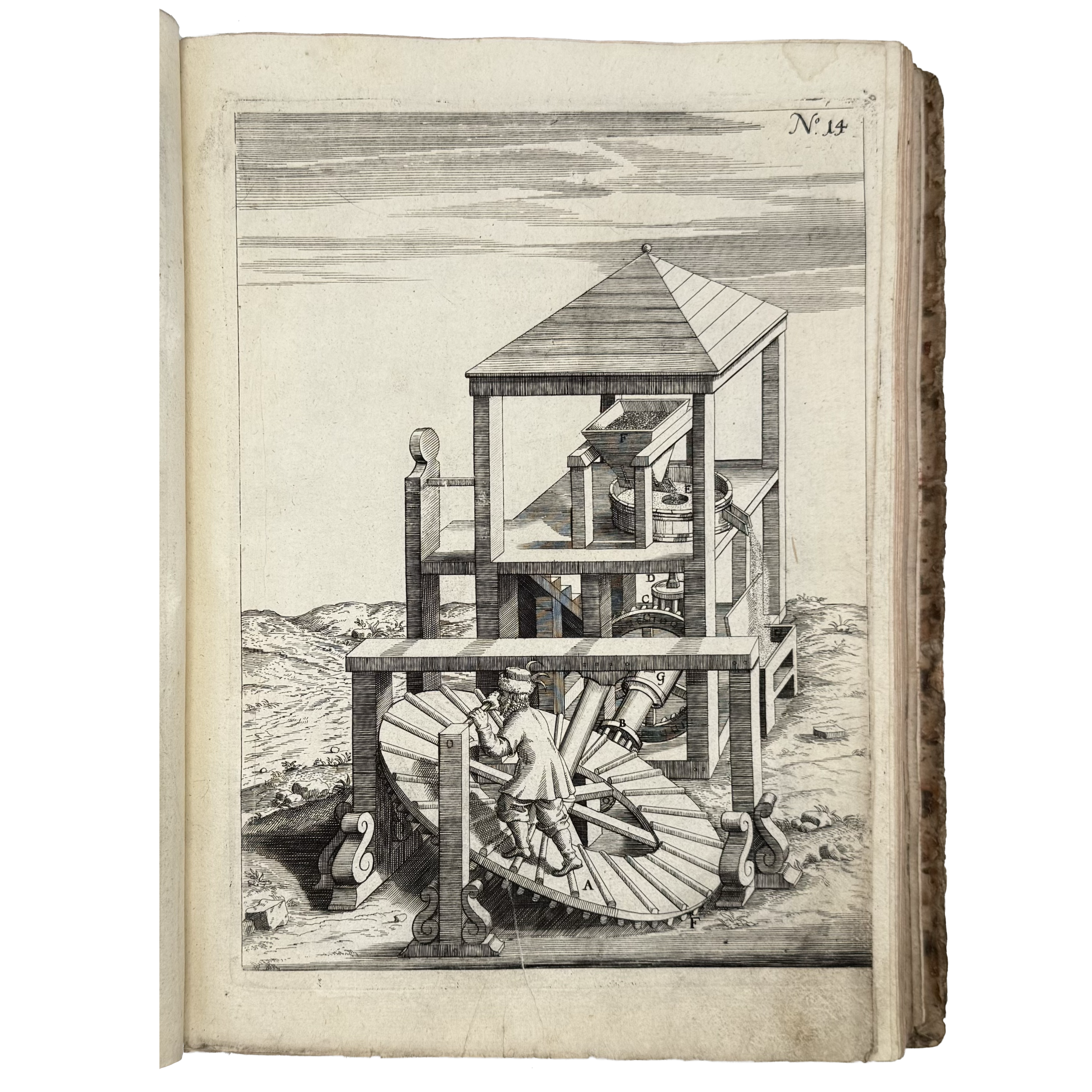 Theatrum Machinarum Novum by Böckler, Georg Andreas, a rare notable image of the 1662 - illustrated book.