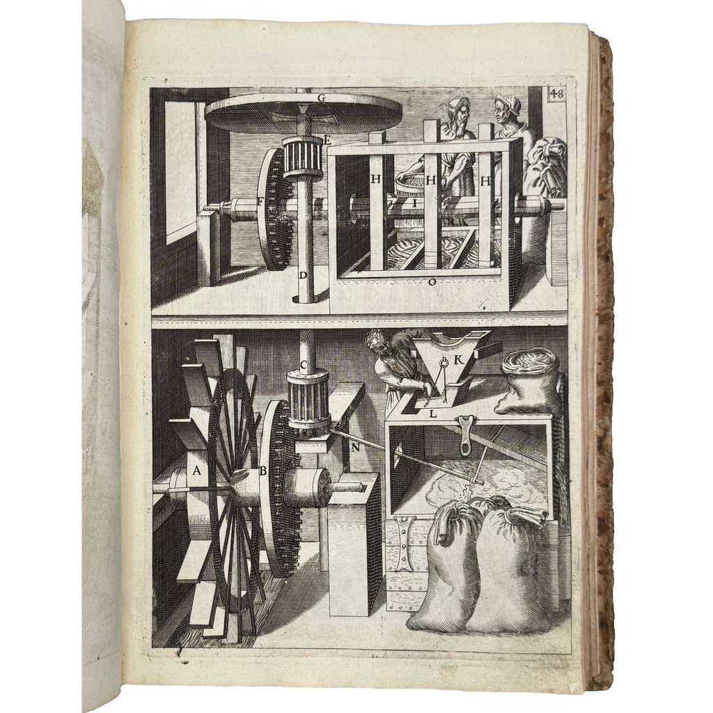 Theatrum Machinarum Novum by Böckler, Georg Andreas, a rare notable image of the 1662 - illustrated book.
