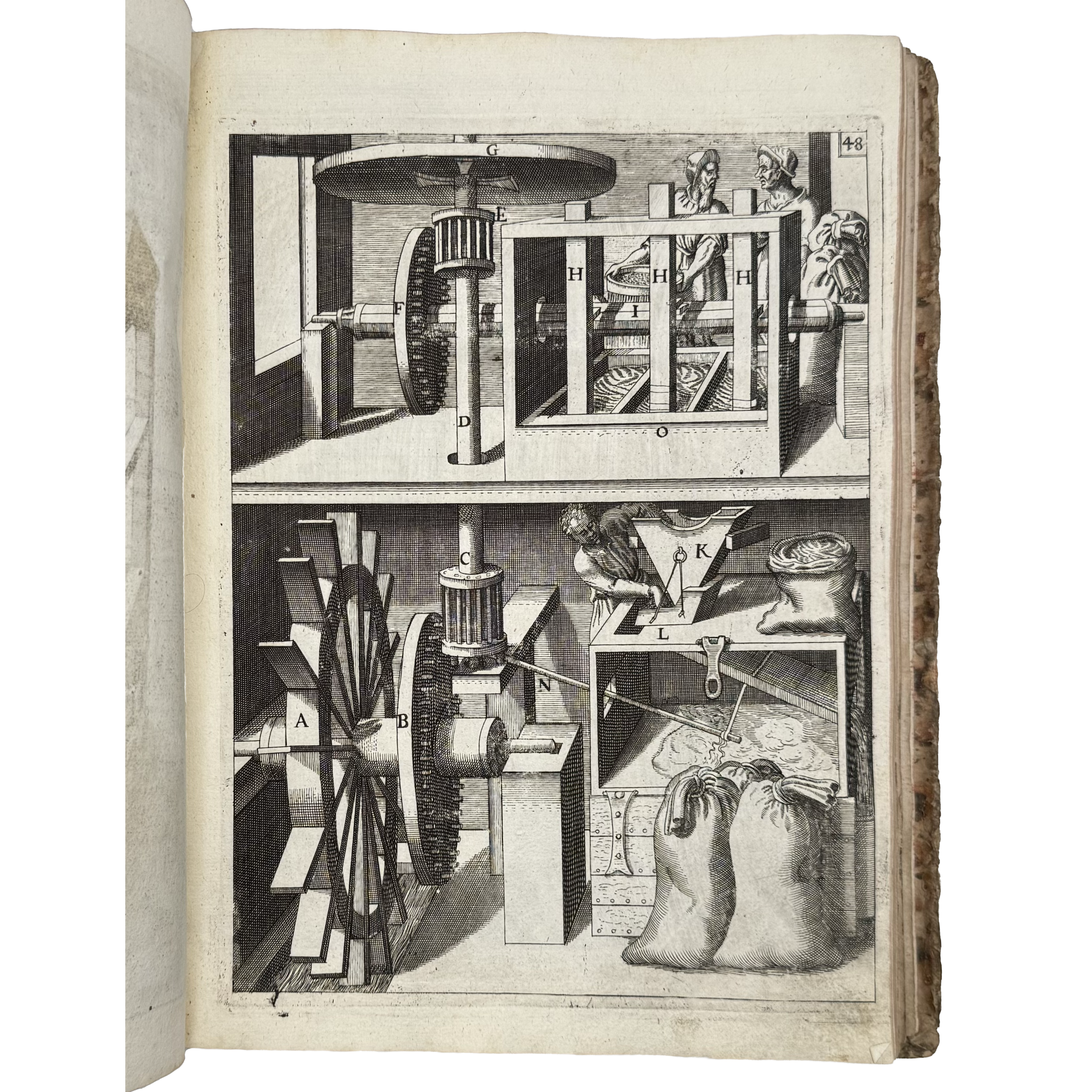 Theatrum Machinarum Novum by Böckler, Georg Andreas, a rare notable image of the 1662 - illustrated book.