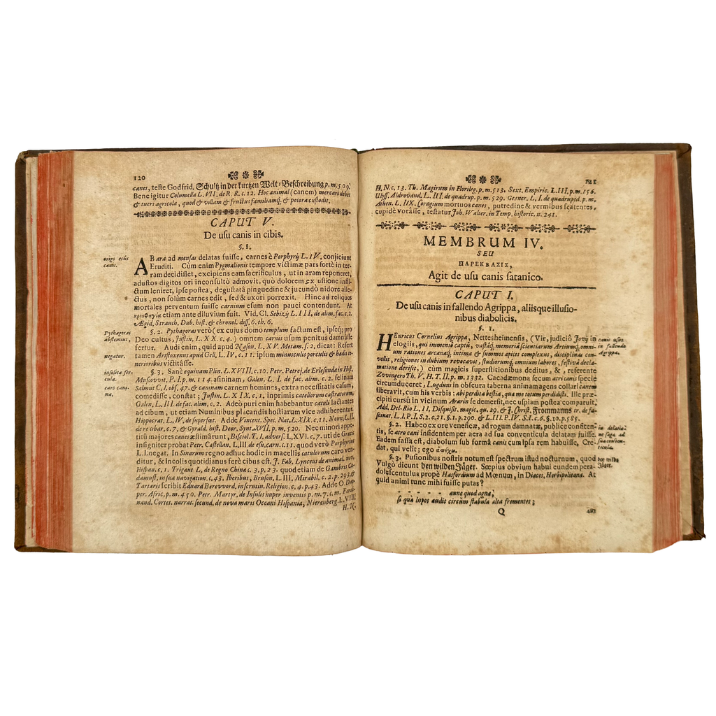 Cynographia Curiosa Seu Canis Descriptio by Paullini, Christian Franz; Paolini, Cristiano Francesco, a rare example from the work of the 1685 - curiosa & occulta book.