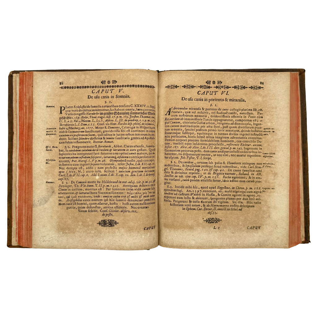 Cynographia Curiosa Seu Canis Descriptio by Paullini, Christian Franz; Paolini, Cristiano Francesco, a rare interesting detail of the 1685 - curiosa & occulta book.