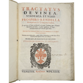 Tractatus De Vinea, Vindemia Et Vino by Rendella, Prospero, a rare sample view of the 1629 - wine book.