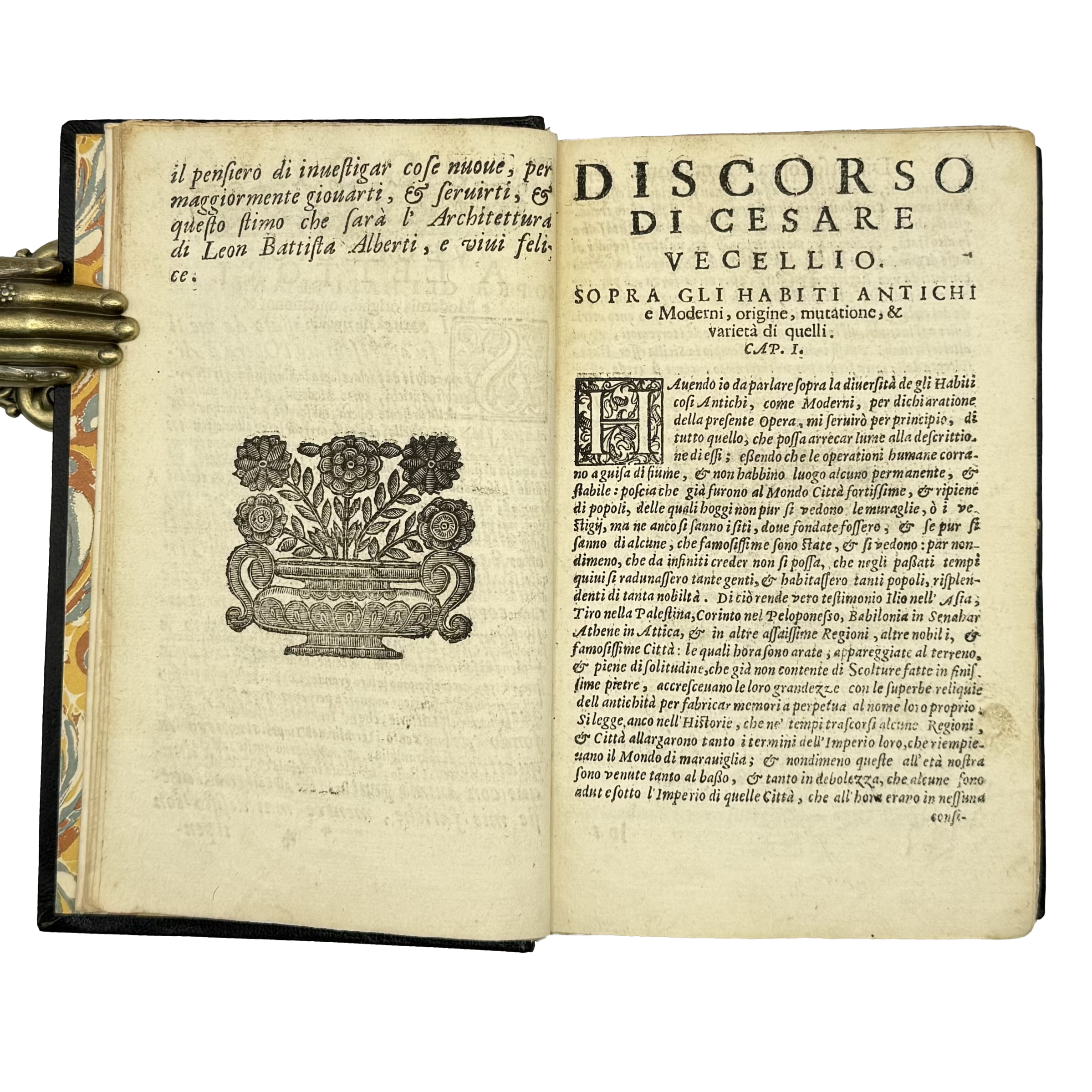 Habiti Antichi by Vecellio, Cesare, a rare fascinating view of the 1664 - illustrated book.
