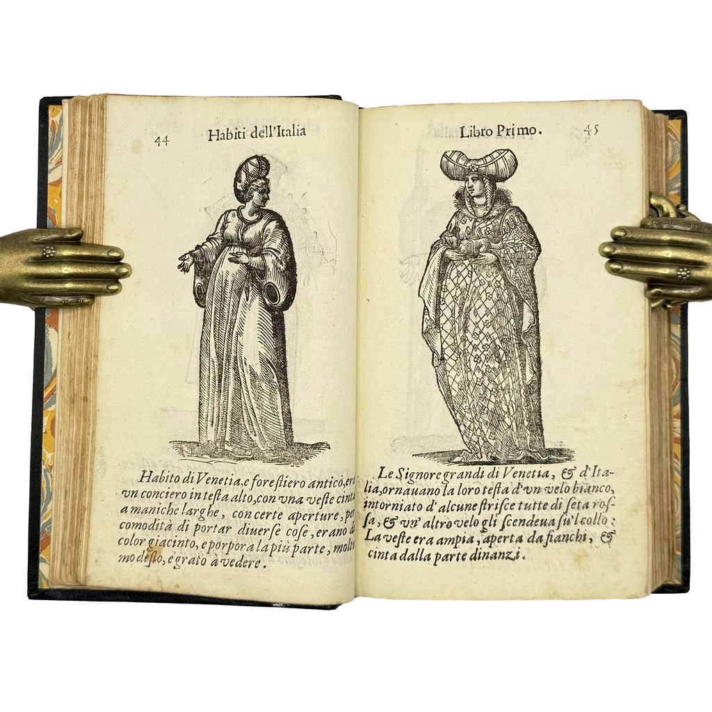 Habiti Antichi by Vecellio, Cesare, a rare detail of the 1664 - illustrated book.