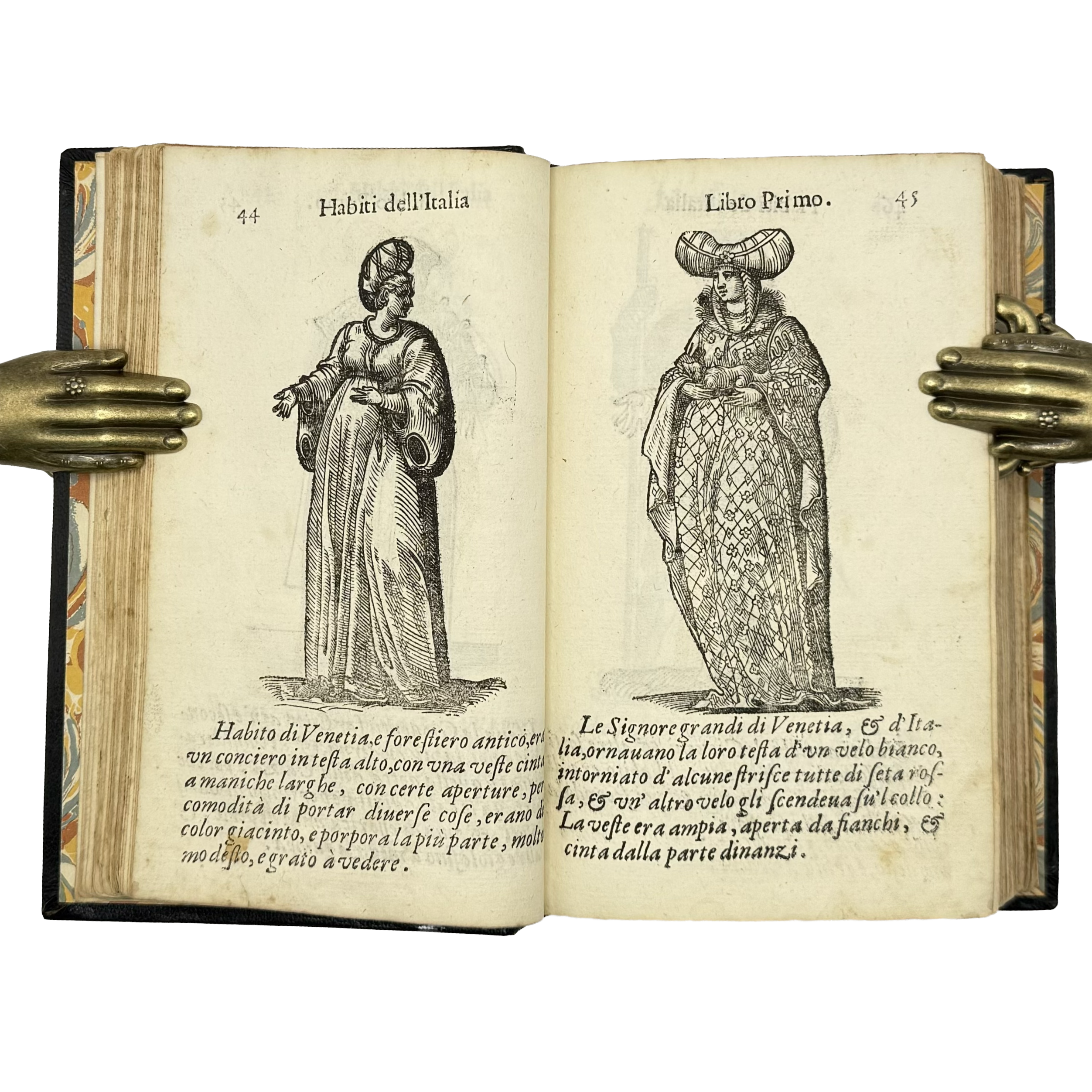Habiti Antichi by Vecellio, Cesare, a rare detail of the 1664 - illustrated book.