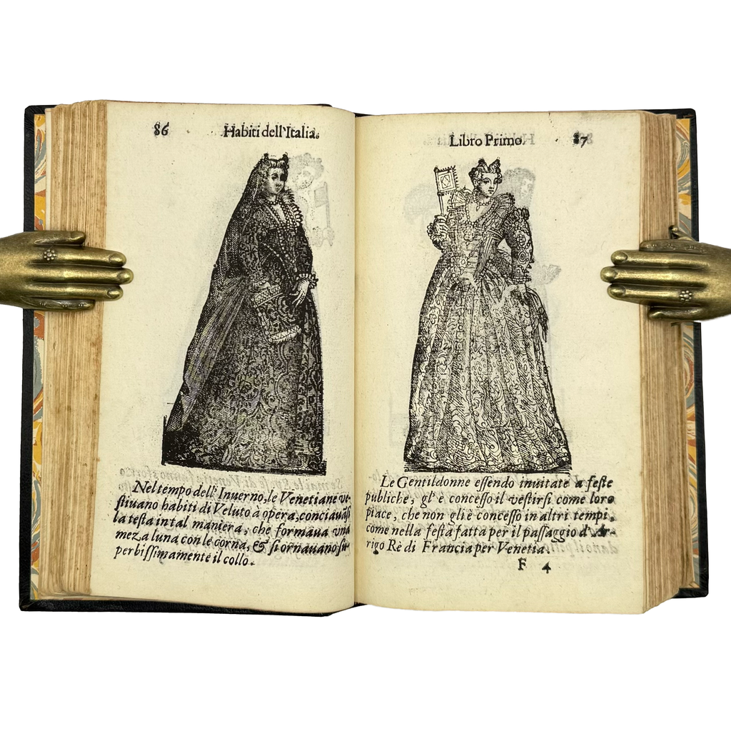Habiti Antichi by Vecellio, Cesare, a rare selected detail of the 1664 - illustrated book.