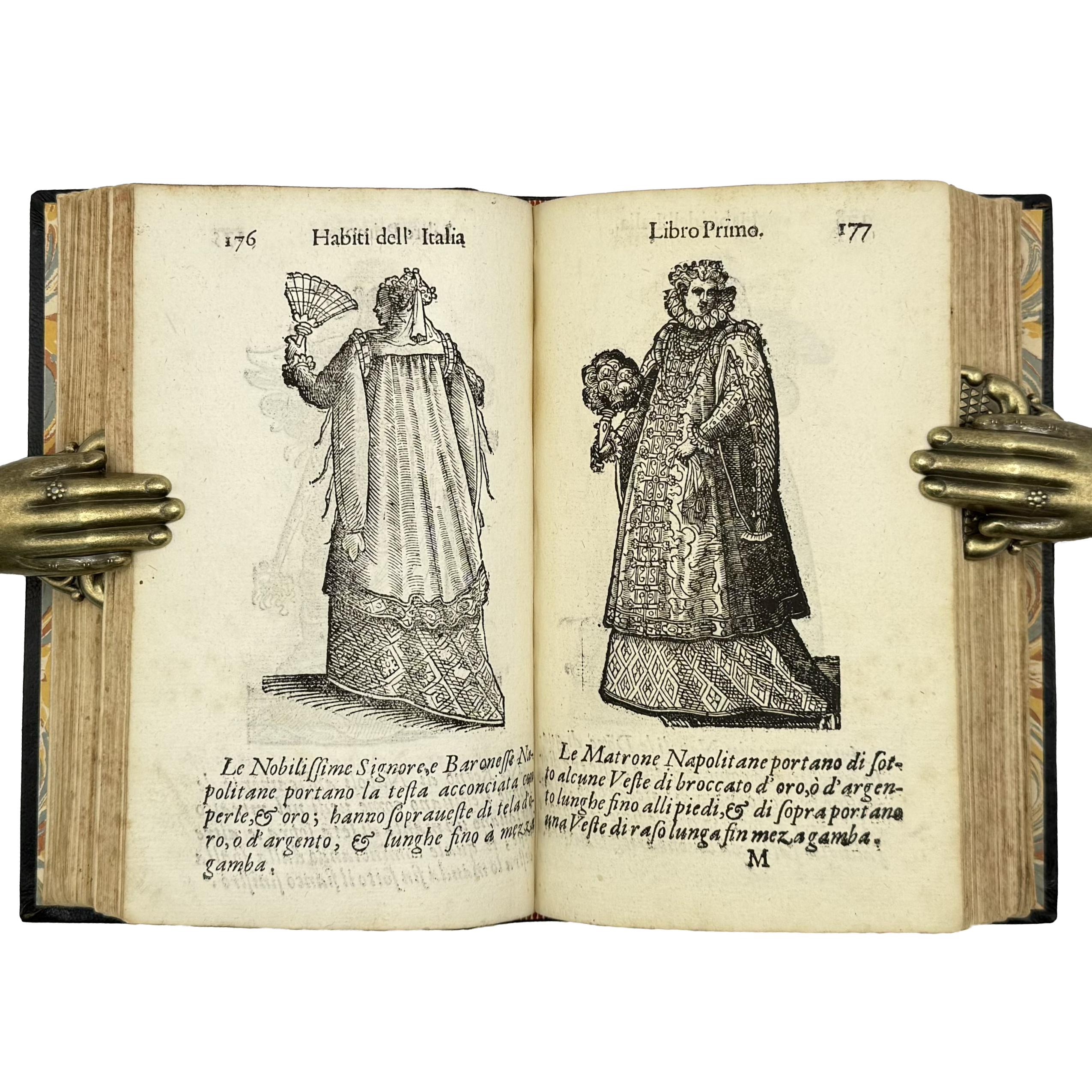 Habiti Antichi by Vecellio, Cesare, a rare fascinating view of the 1664 - illustrated book.