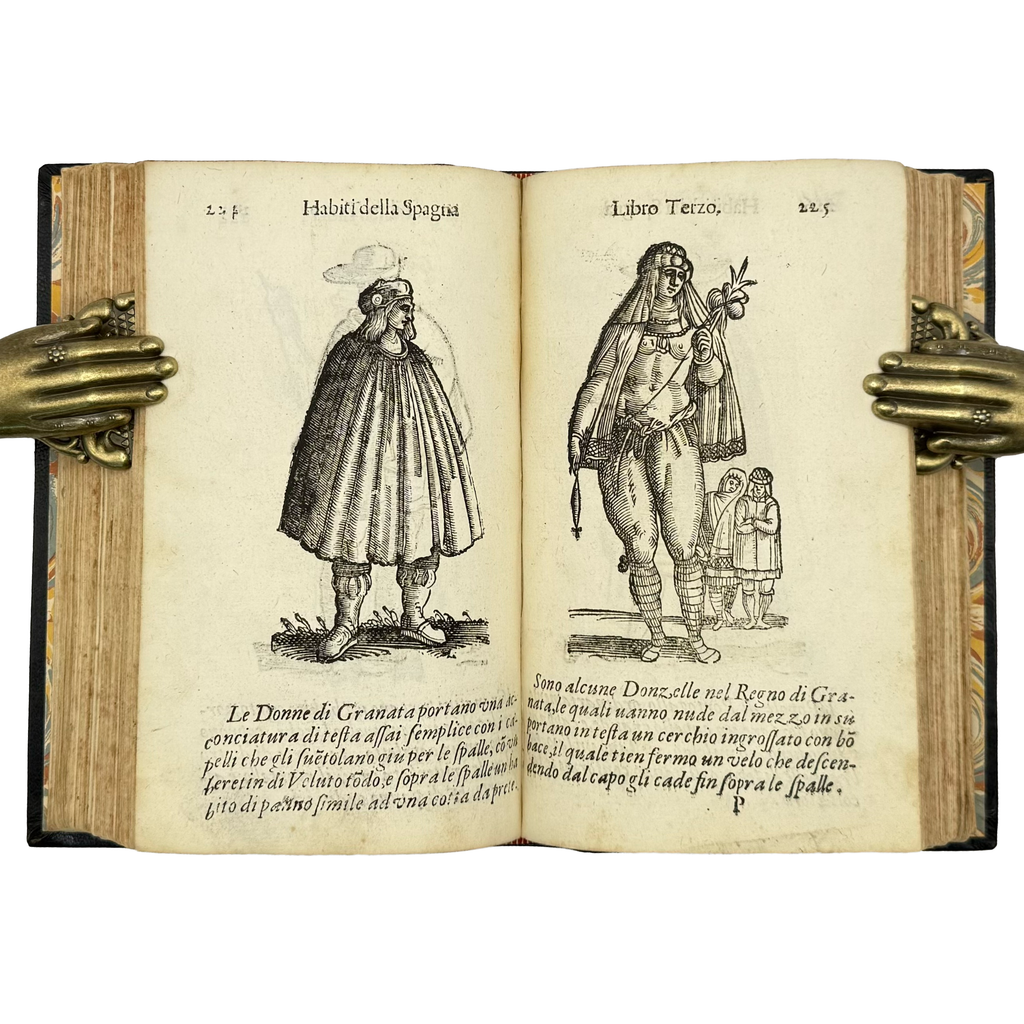 Habiti Antichi by Vecellio, Cesare, a rare representative view of the 1664 - illustrated book.