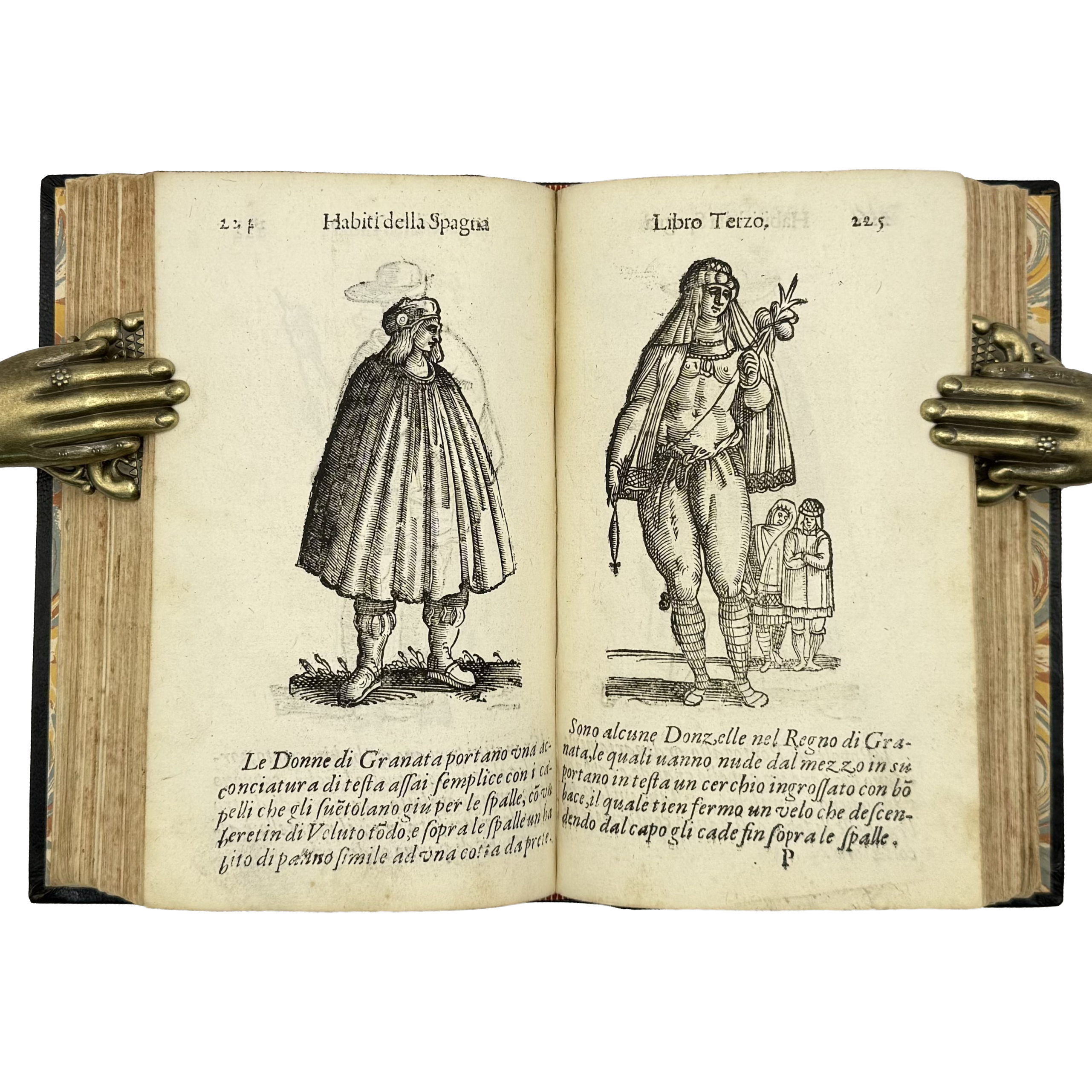 Habiti Antichi by Vecellio, Cesare, a rare representative view of the 1664 - illustrated book.