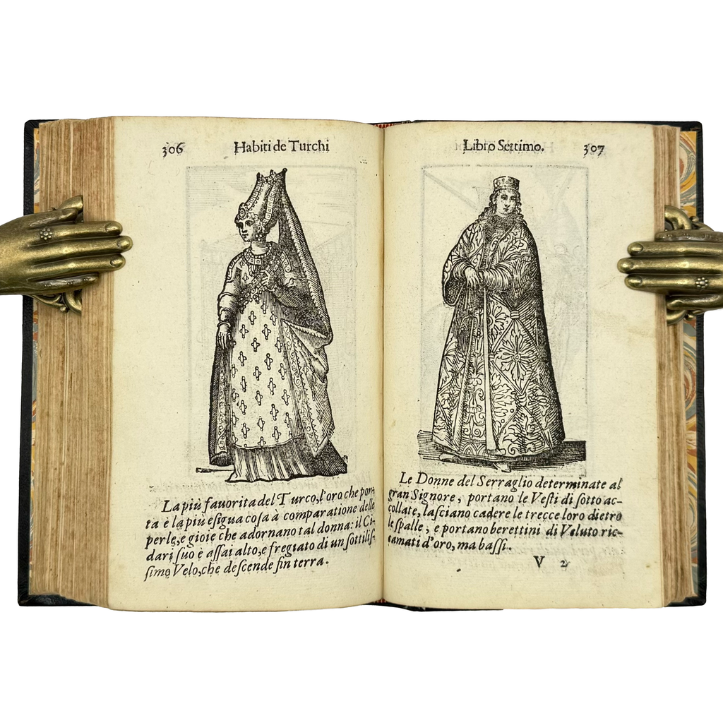 Habiti Antichi by Vecellio, Cesare, a rare example from the work of the 1664 - illustrated book.