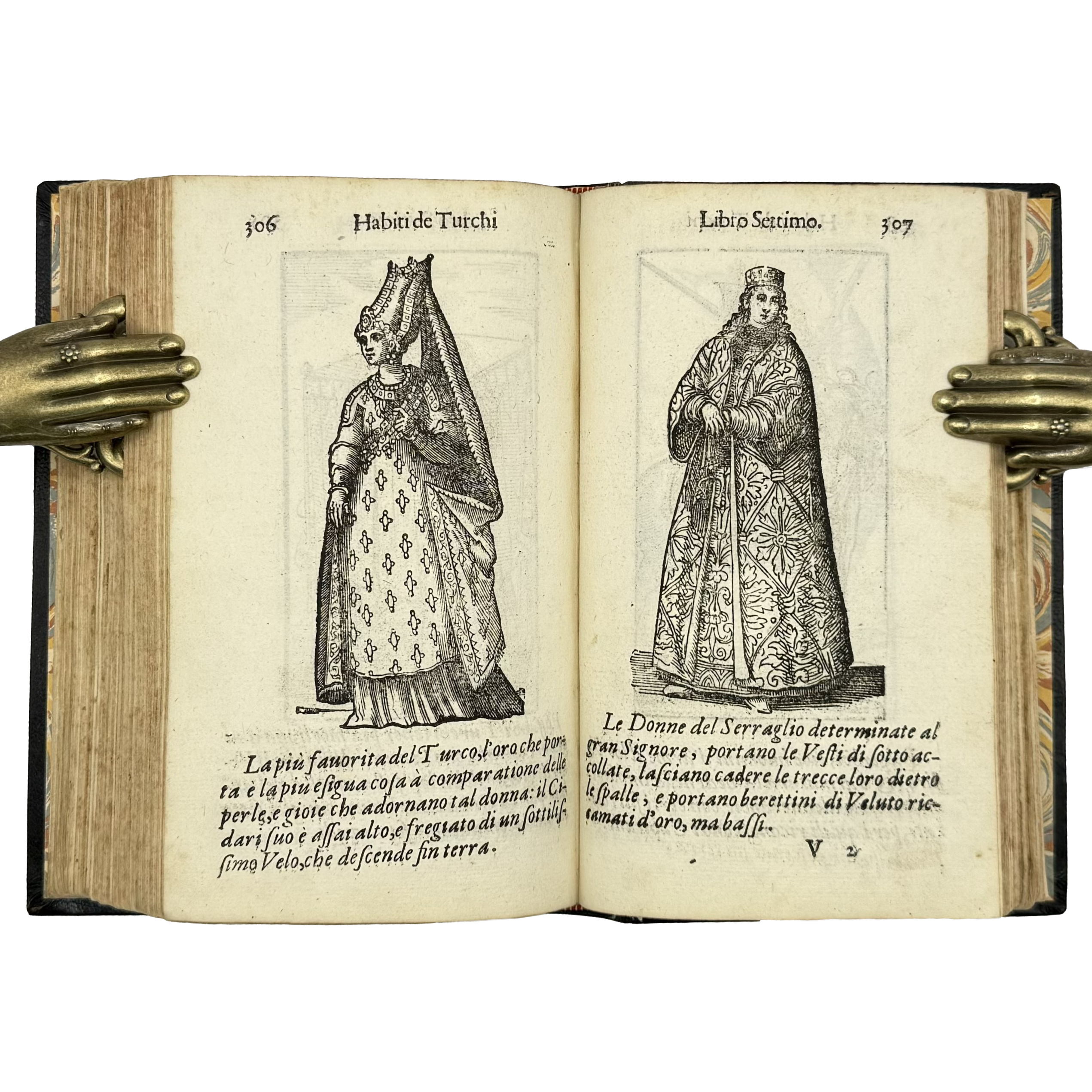 Habiti Antichi by Vecellio, Cesare, a rare example from the work of the 1664 - illustrated book.