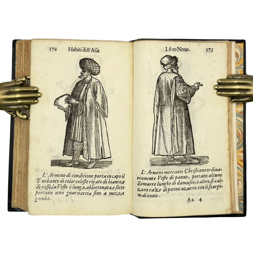 Habiti Antichi by Vecellio, Cesare, a rare view of the 1664 - illustrated book.