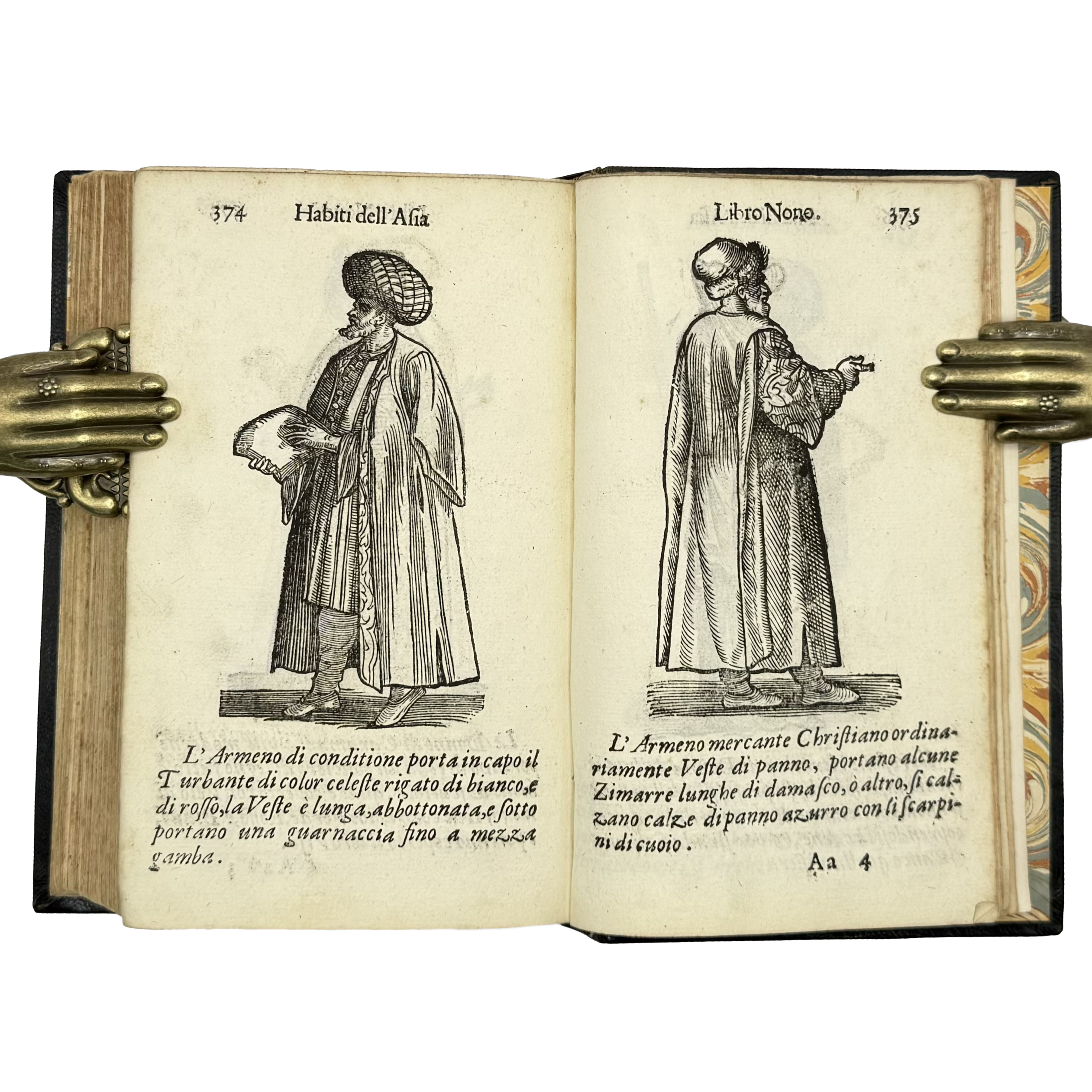 Habiti Antichi by Vecellio, Cesare, a rare view of the 1664 - illustrated book.