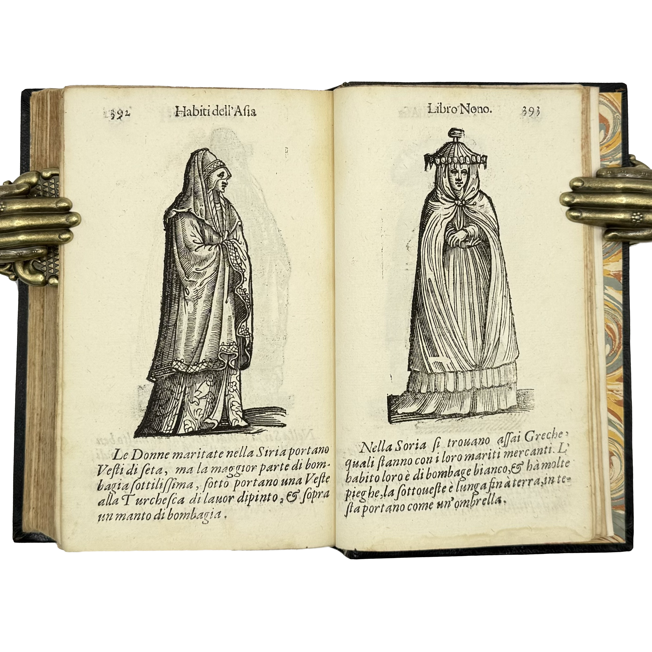Habiti Antichi by Vecellio, Cesare, a rare interior highlight of the 1664 - illustrated book.