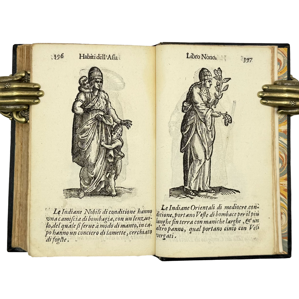 Habiti Antichi by Vecellio, Cesare, a rare detail of the 1664 - illustrated book.