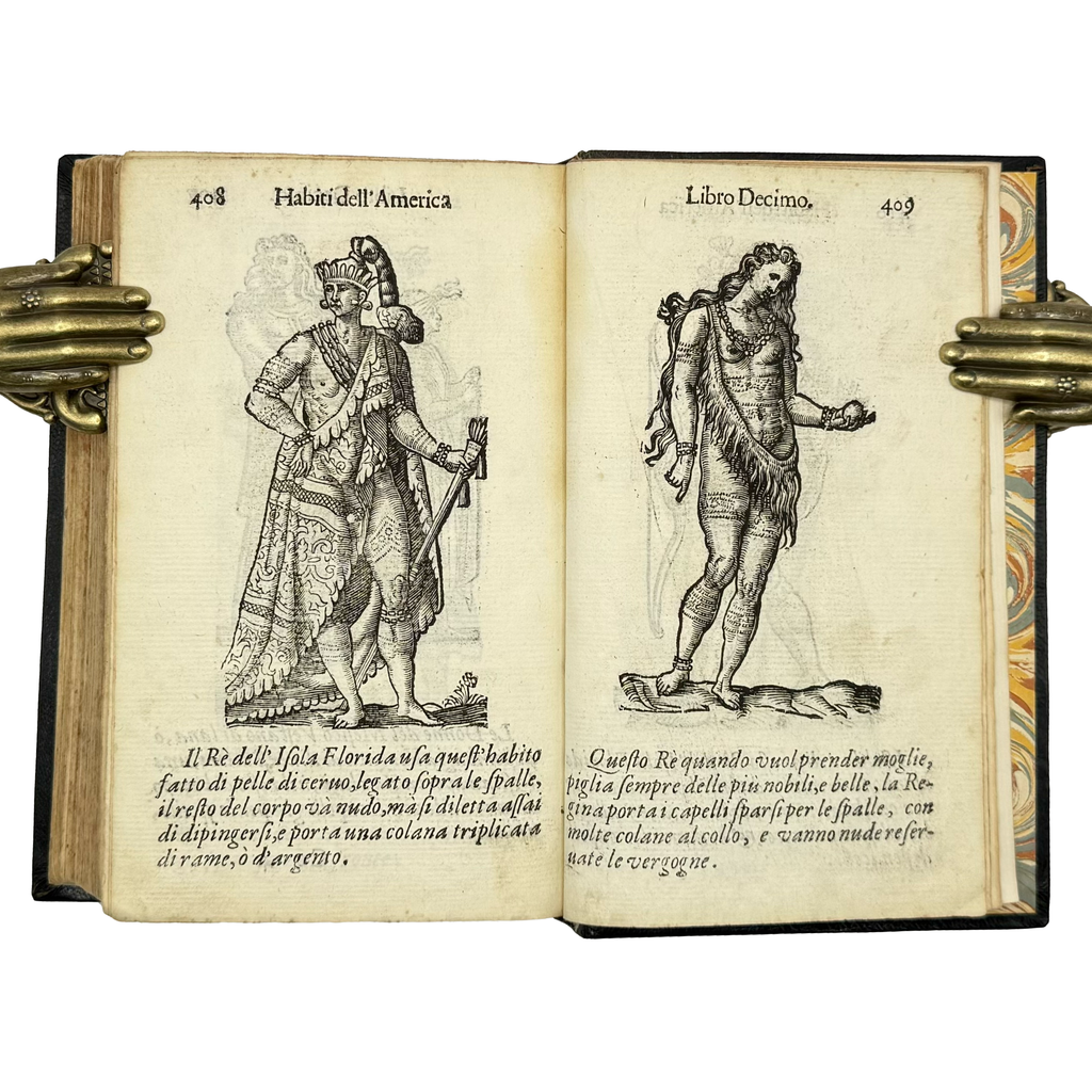 Habiti Antichi by Vecellio, Cesare, a rare image from the book of the 1664 - illustrated book.