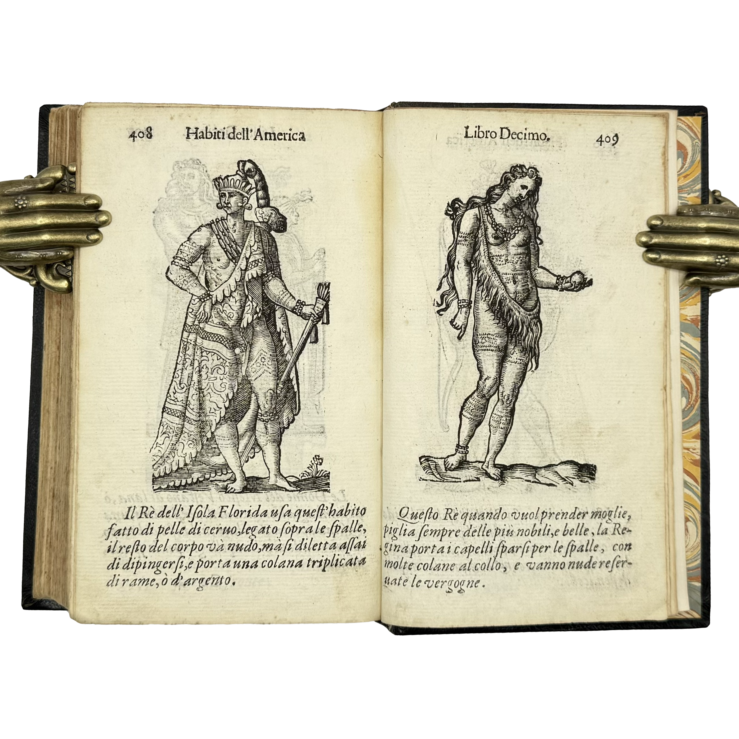 Habiti Antichi by Vecellio, Cesare, a rare image from the book of the 1664 - illustrated book.